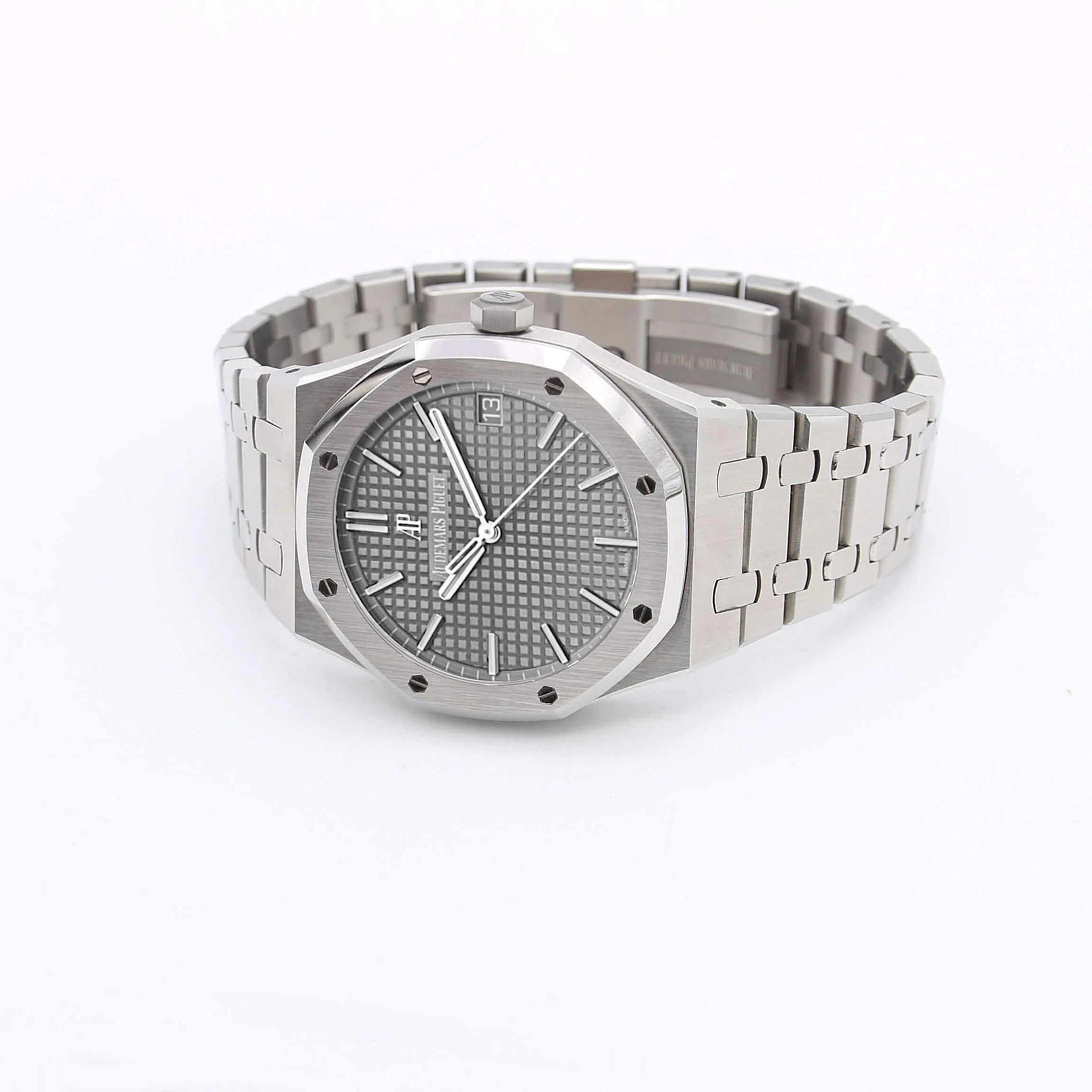 Audemars Piguet Royal Oak ref. 15500ST - Grey Dial - Full Set - Image 4
