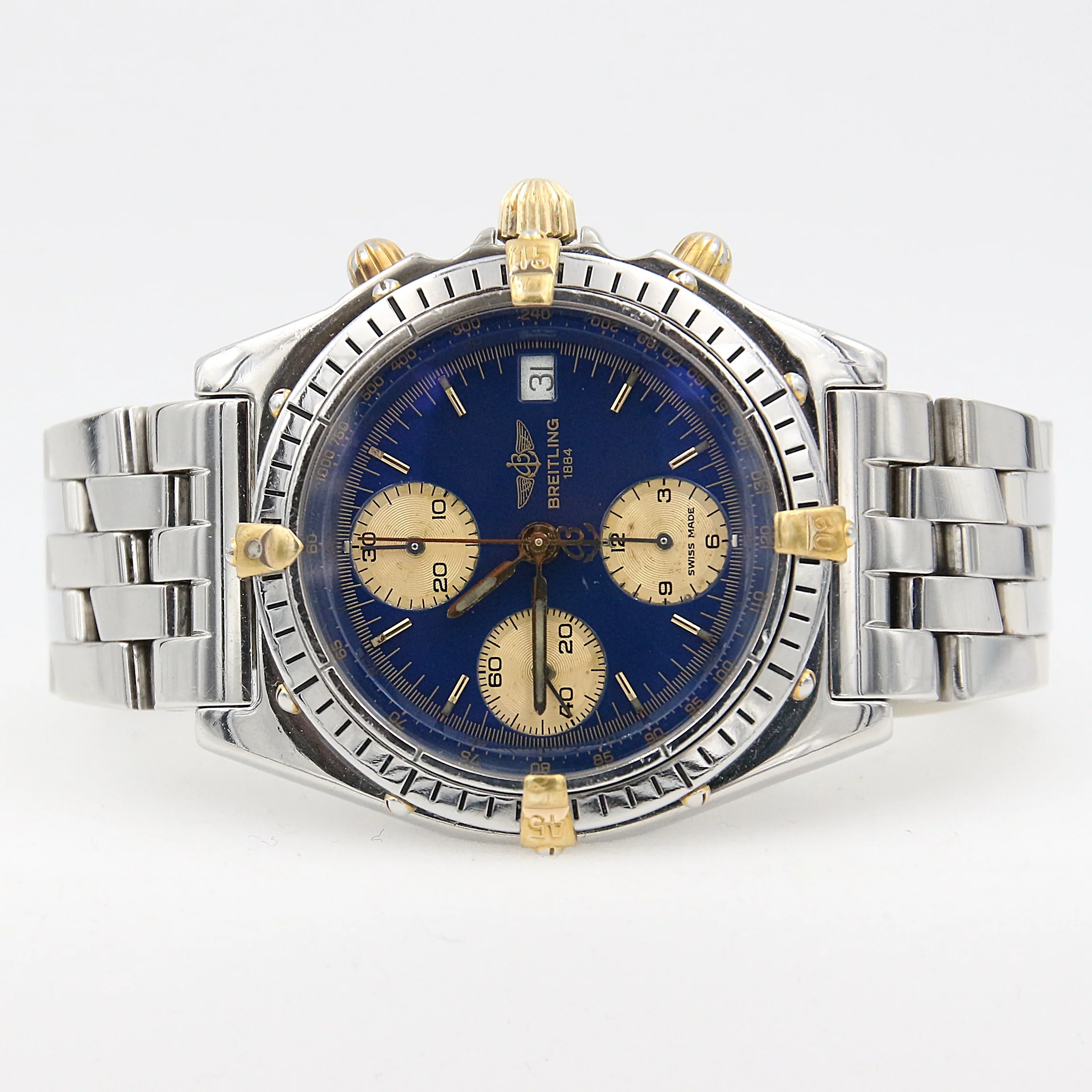 Breitling Chronomat 81950 Steel/Gold Pilot bracelet - Full Set - Image 2