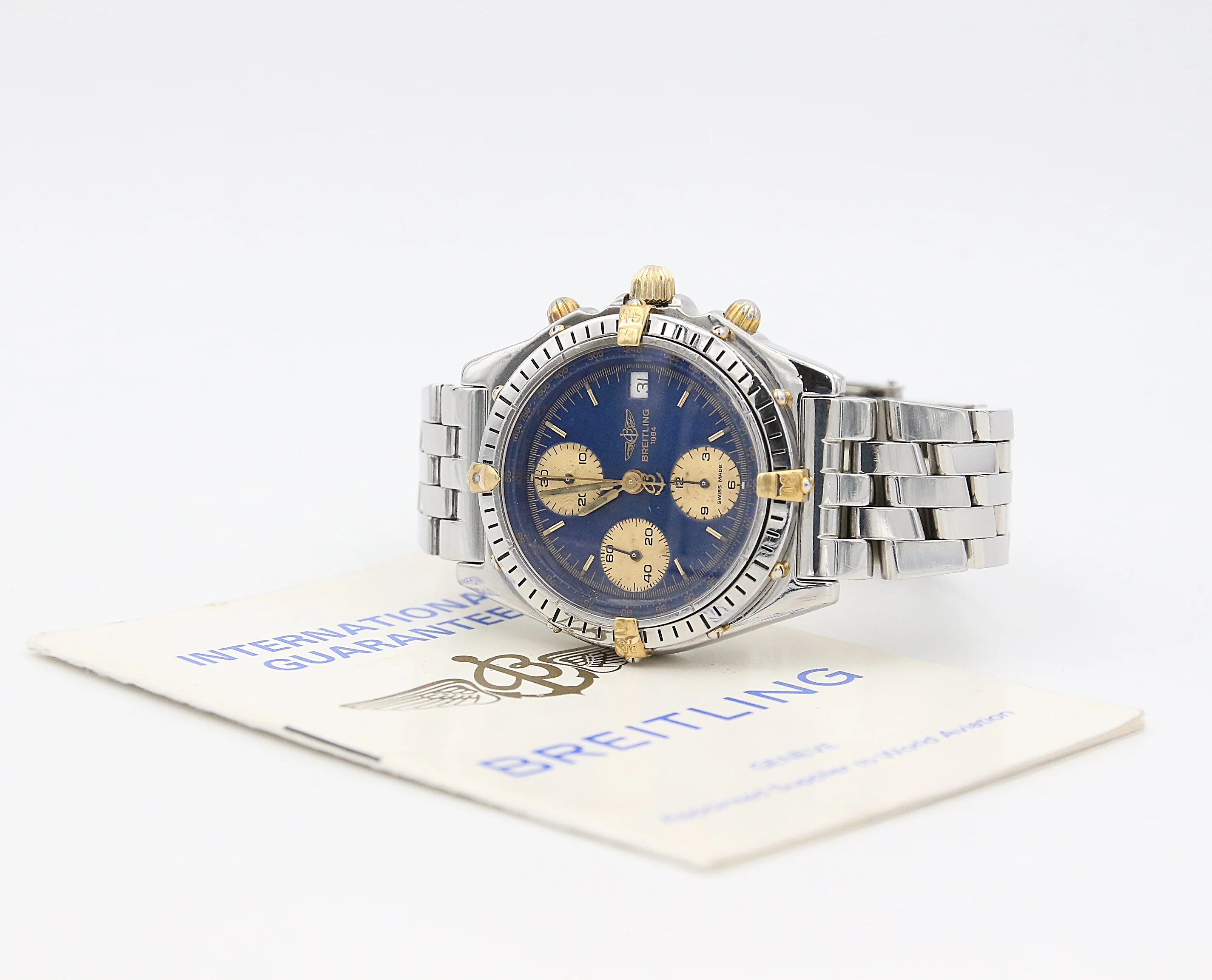 Breitling Chronomat 81950 Steel/Gold Pilot bracelet - Full Set - Image 7