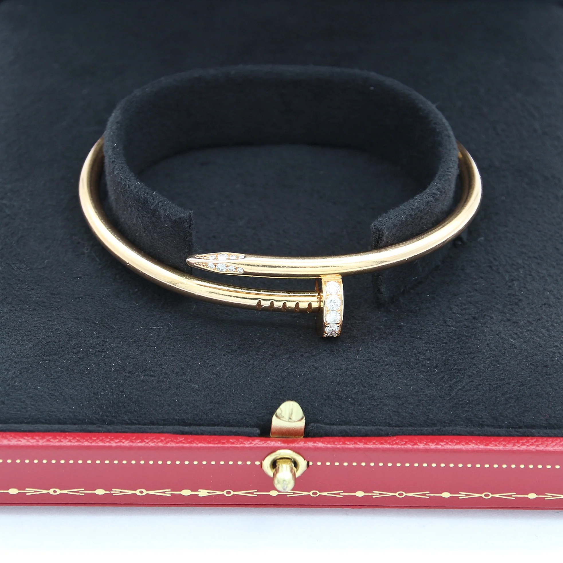 Cartier Juste un Clou Bracelet Diamond - 750(YG) - 32.2g - Size 17 - Image 5