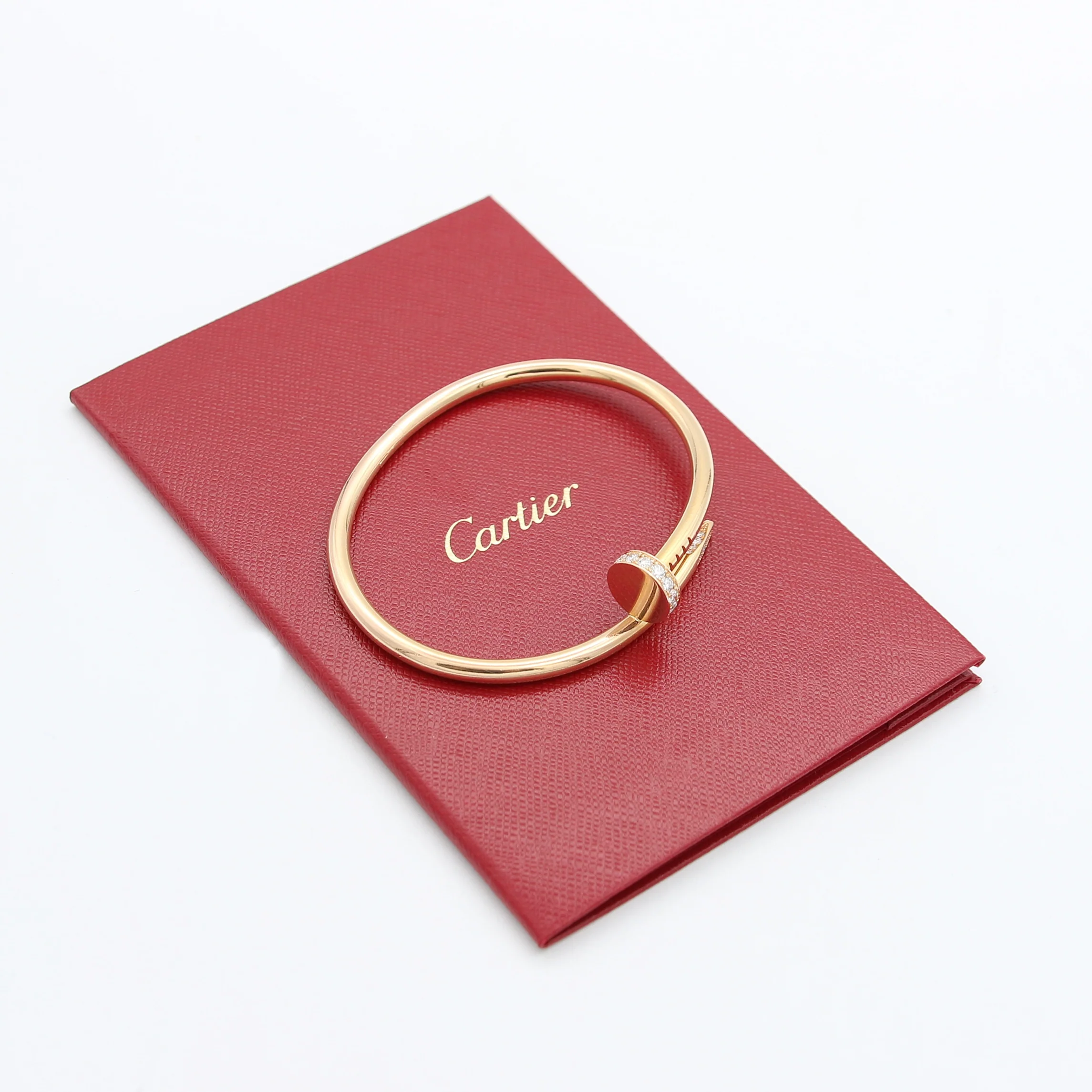 Cartier Juste un Clou Bracelet Diamond - 750(YG) - 32.2g - Size 17 - Image 6