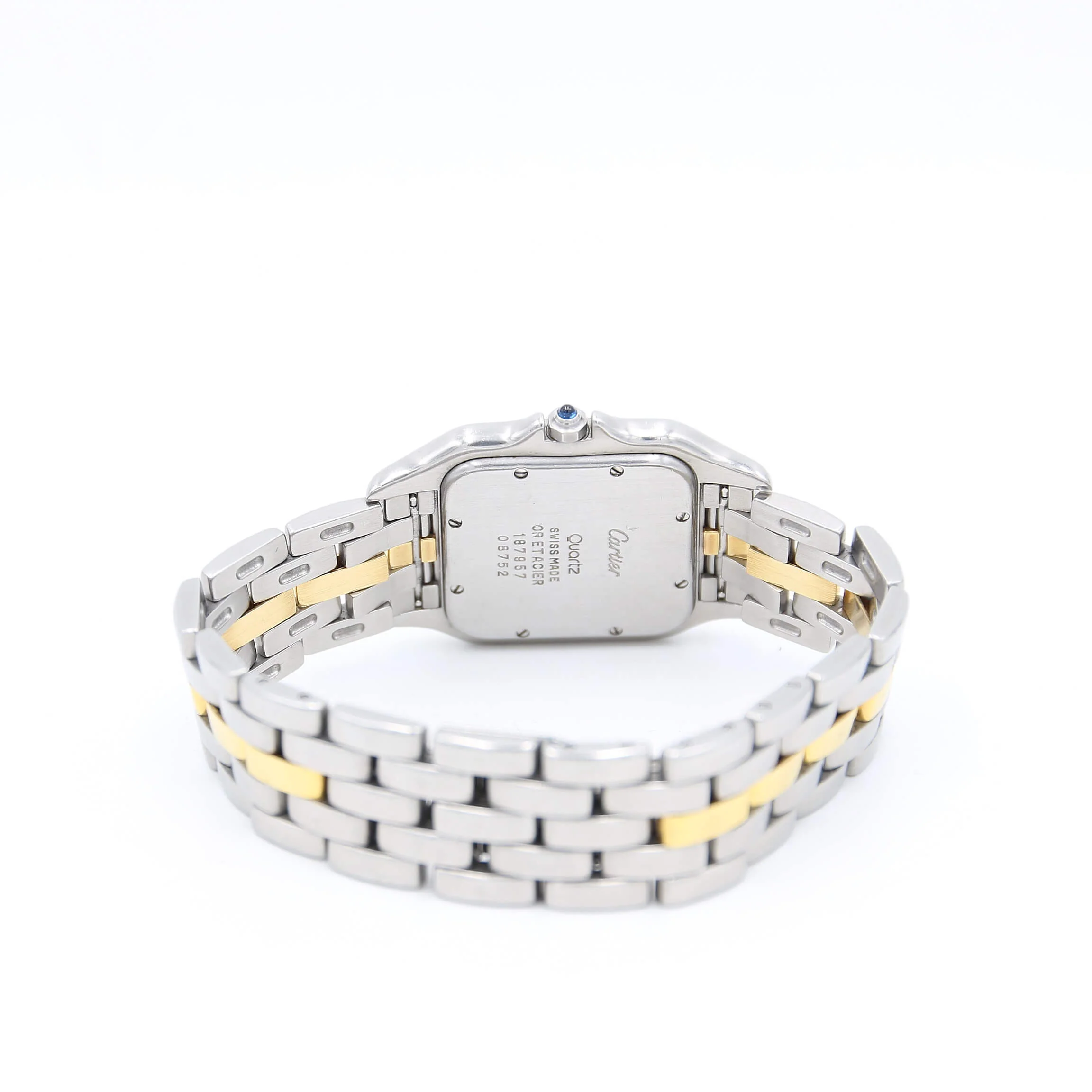 Cartier Panthere ref. 187957 Steel and 18K Gold with One Line Bracelet - Image 5