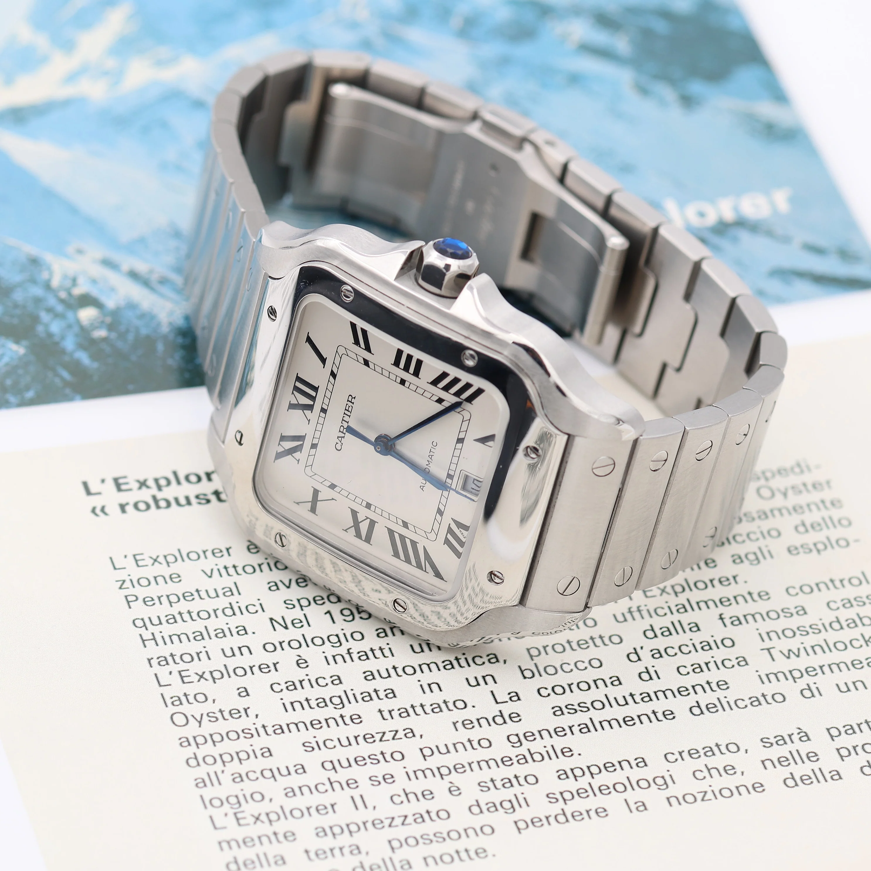 Cartier Santos Automatic Large Ref. WSSA0018 - Image 6