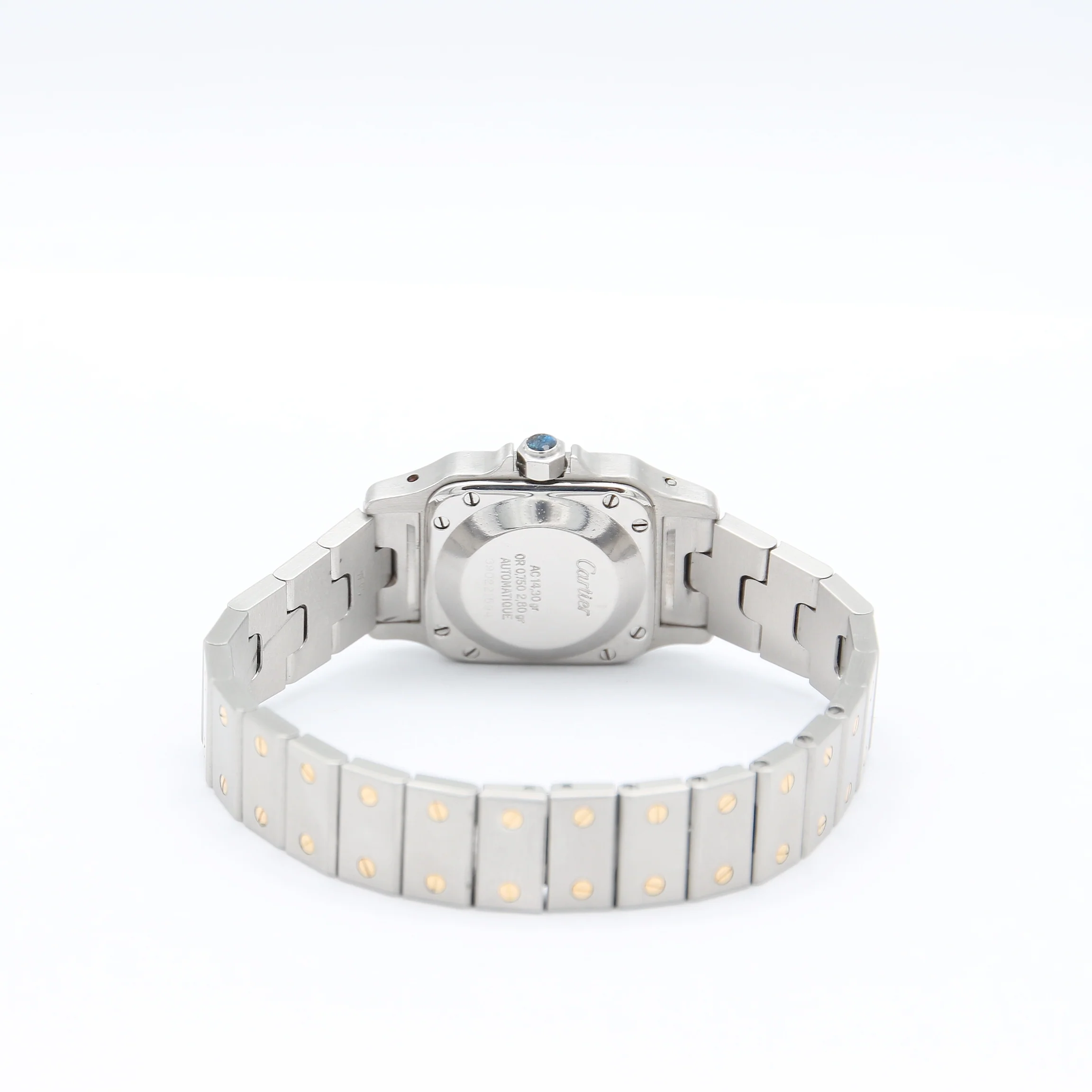 Cartier Santos Carree Automatic Lady ref. 0902 Steel/Gold - Image 7