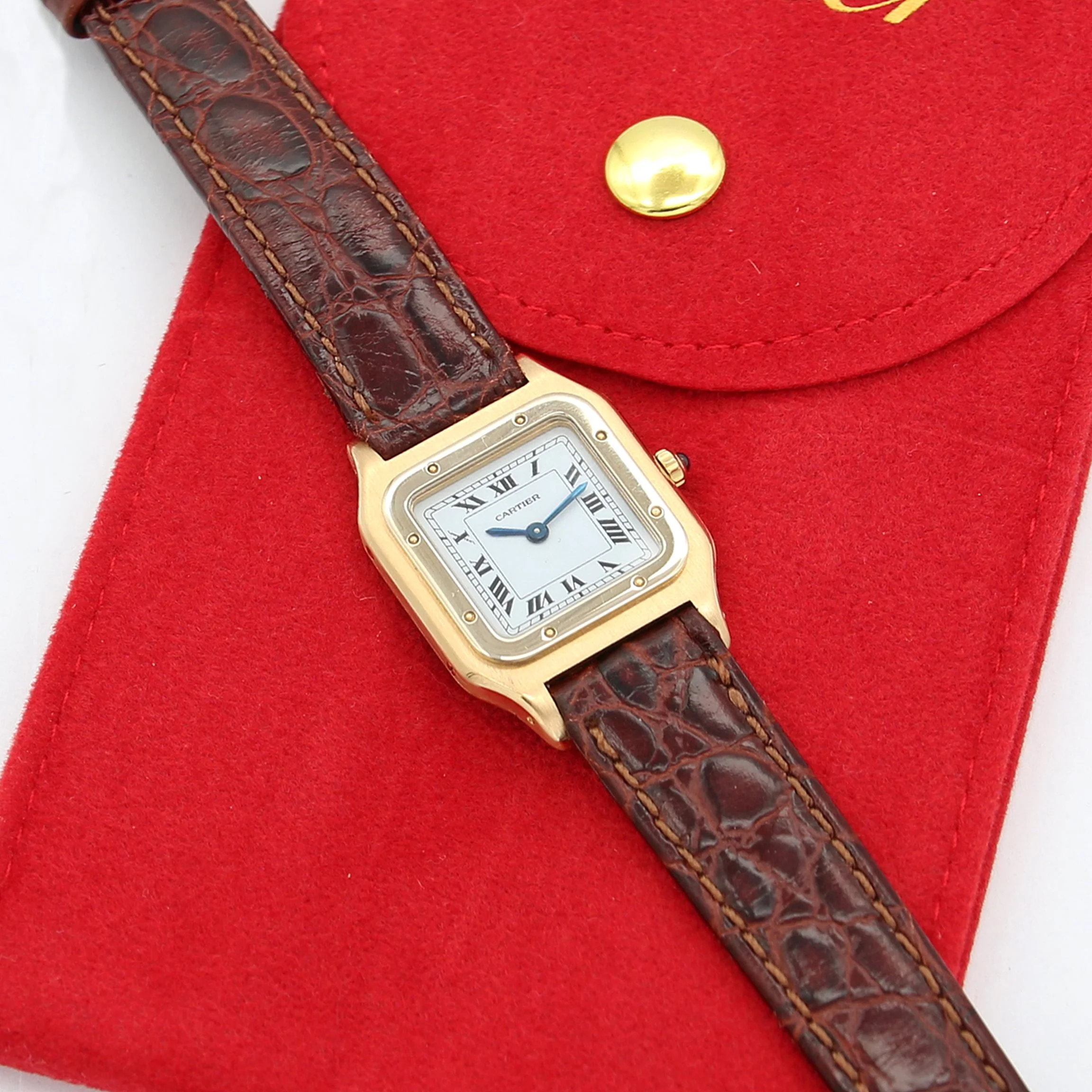 Cartier Santos Dumont Lady ref. 9606 Paris Dial 18K