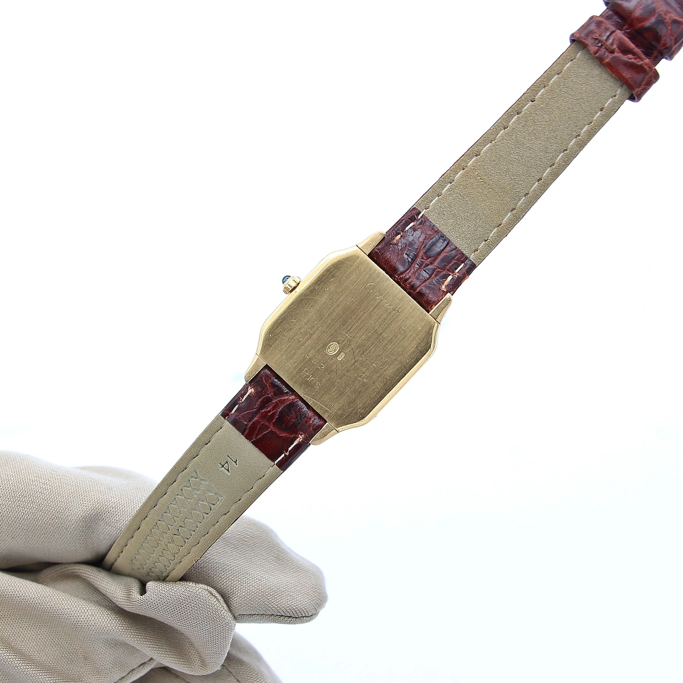 Cartier Santos Dumont Lady ref. 9606 Paris Dial 18K - Image 6