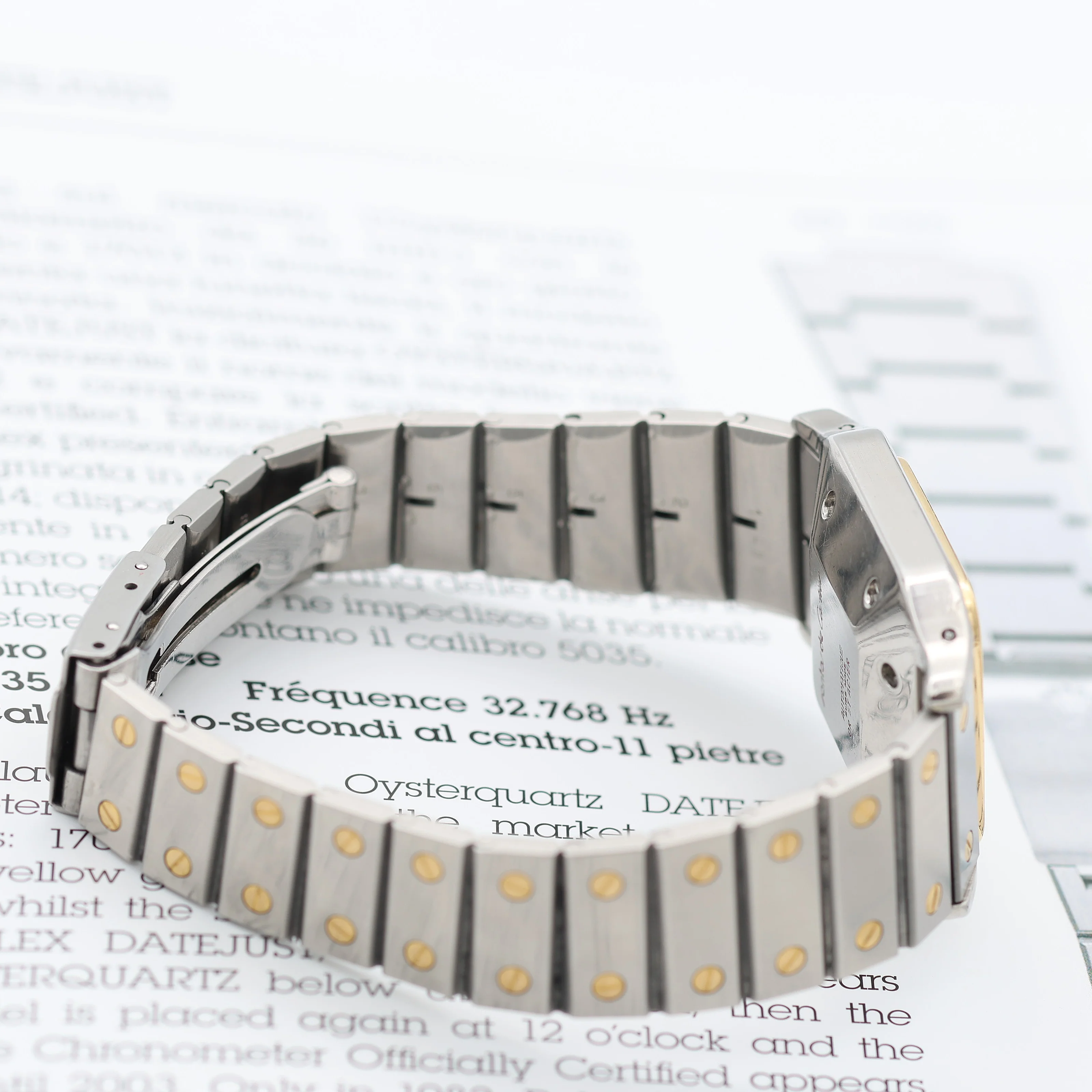 Cartier Santos Carree Automatic ref. 2961 with Bracelet - Image 10