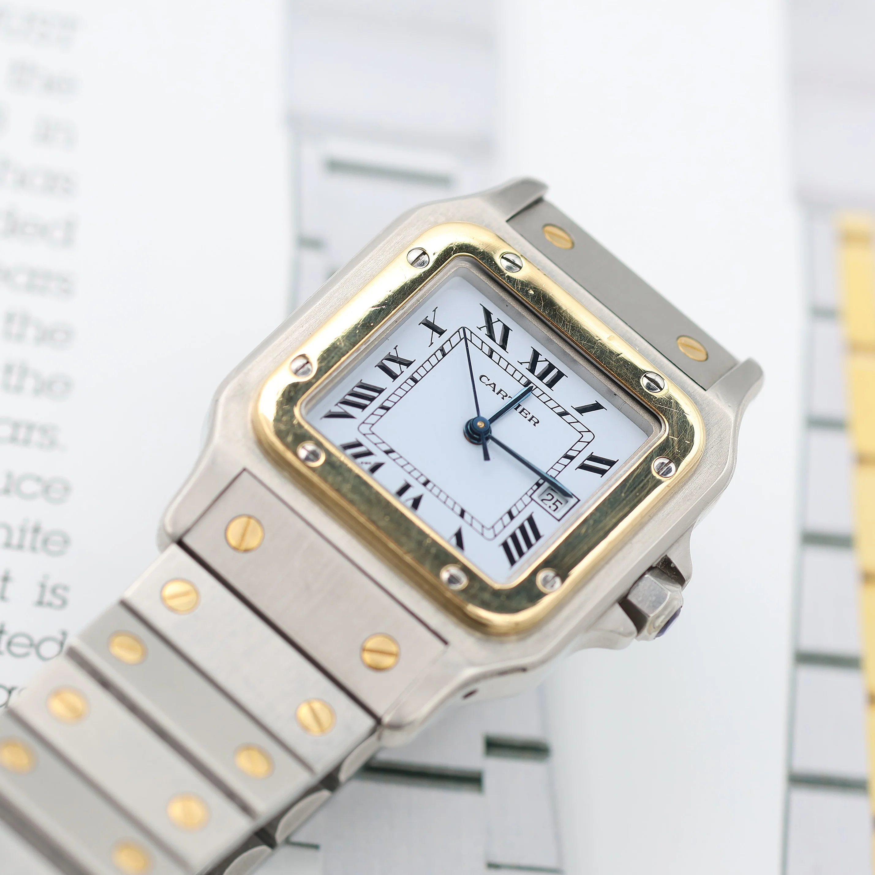 Cartier Santos Carree Automatic ref. 2961 with Bracelet - Image 6