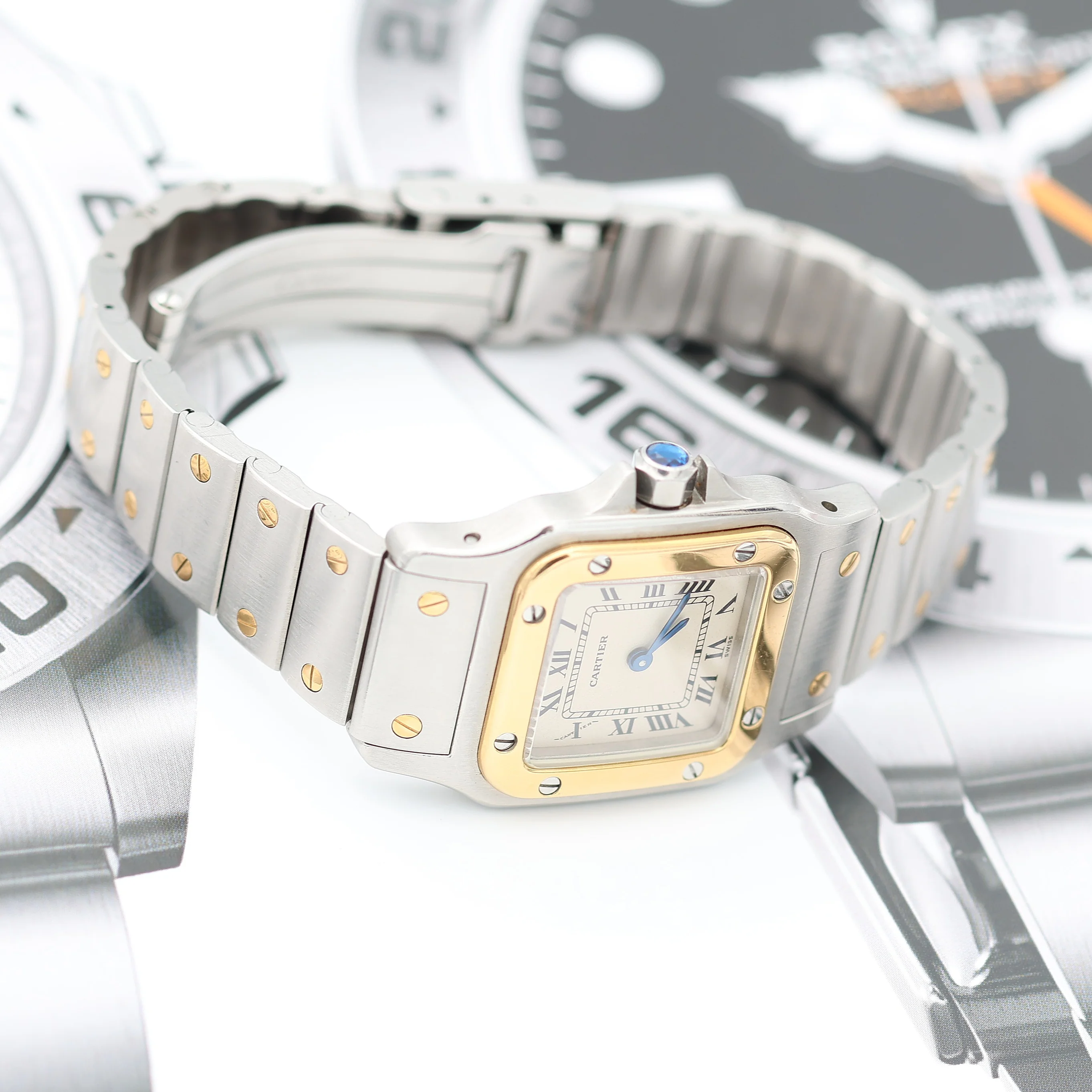 Cartier Santos Galbée - Quartz - Ref. 1057930 - Full Set - Image 5
