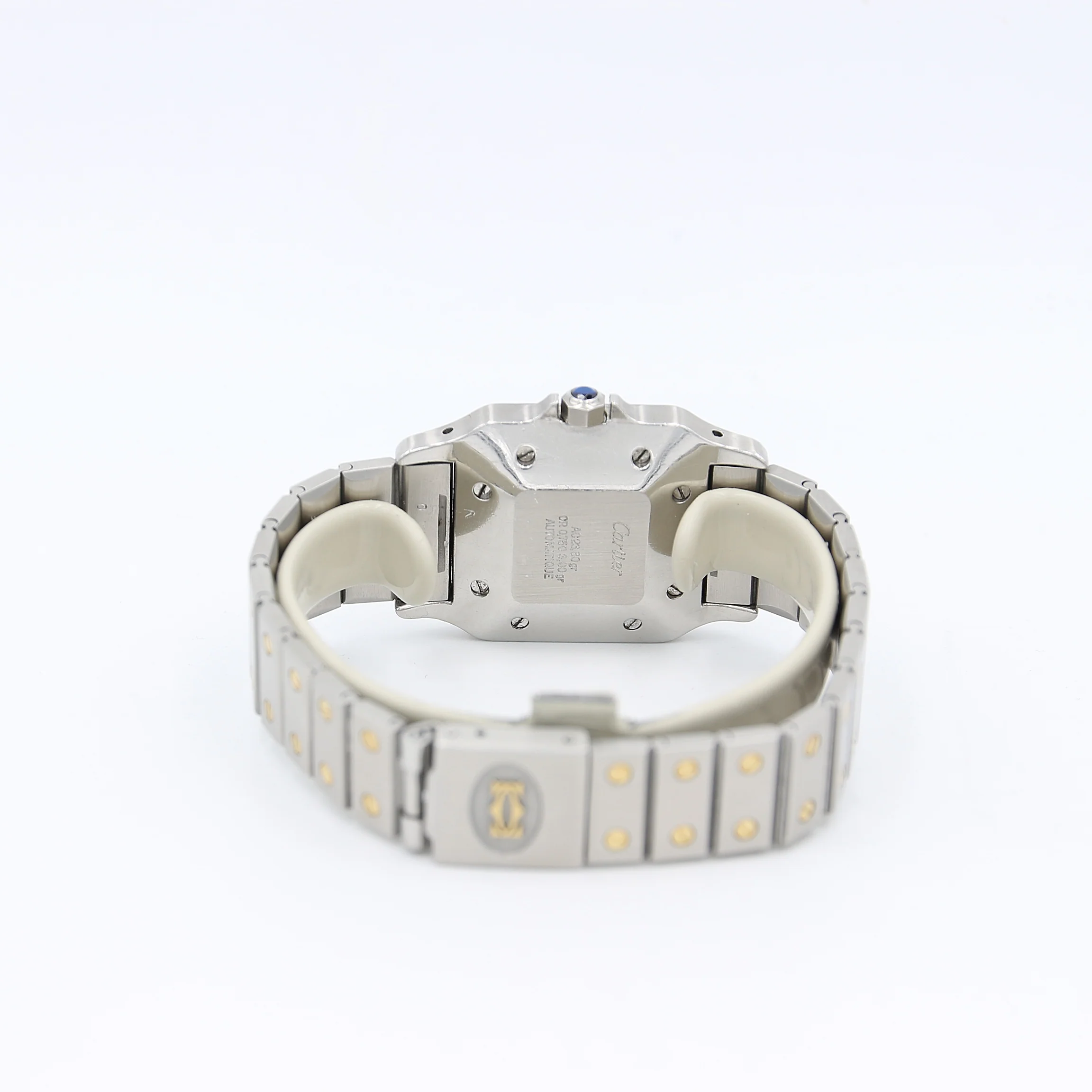 Cartier Santos Galbee Gold & Steel ref. 2961 Steel Bracelet - Image 6