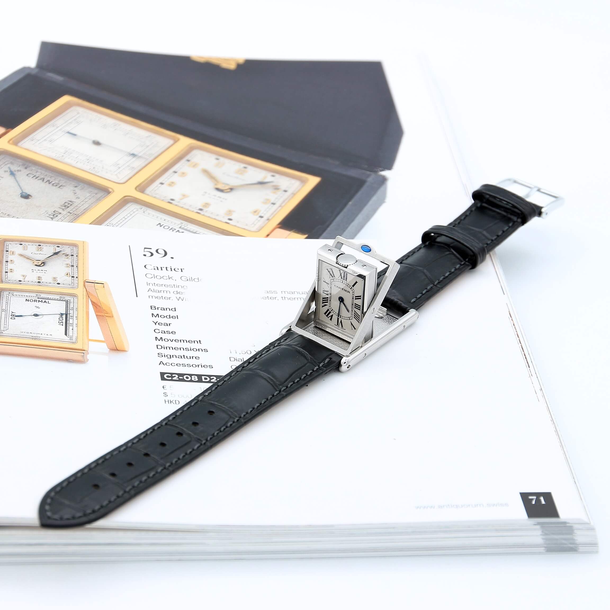 Cartier Tank Basculante Manual Winding ref. 2390 – Paris Boutique Edition “Open Caseback” - Image 2
