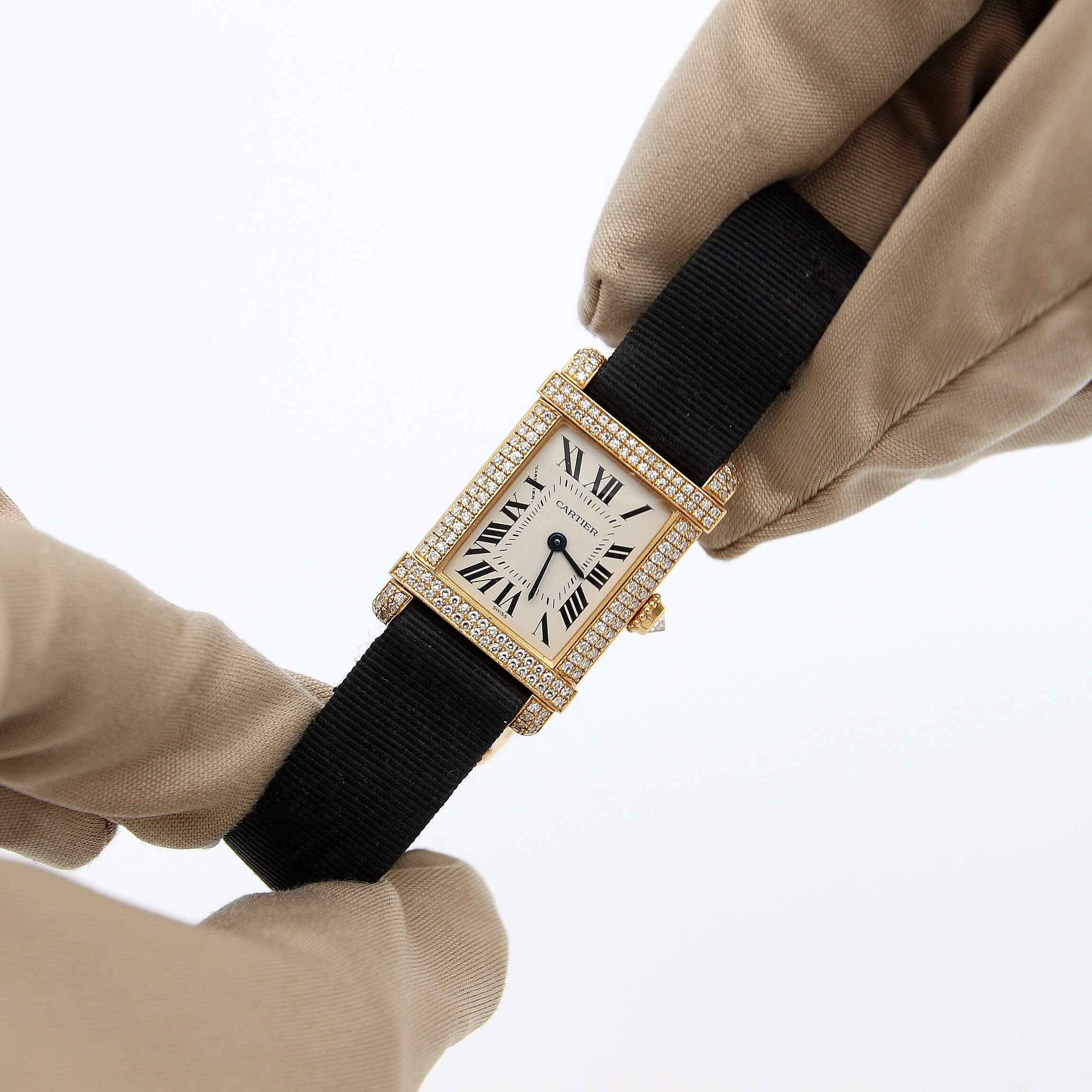 Cartier Tank Chinoise ref. 2305 – 18K Gold & Diamonds - Image 2