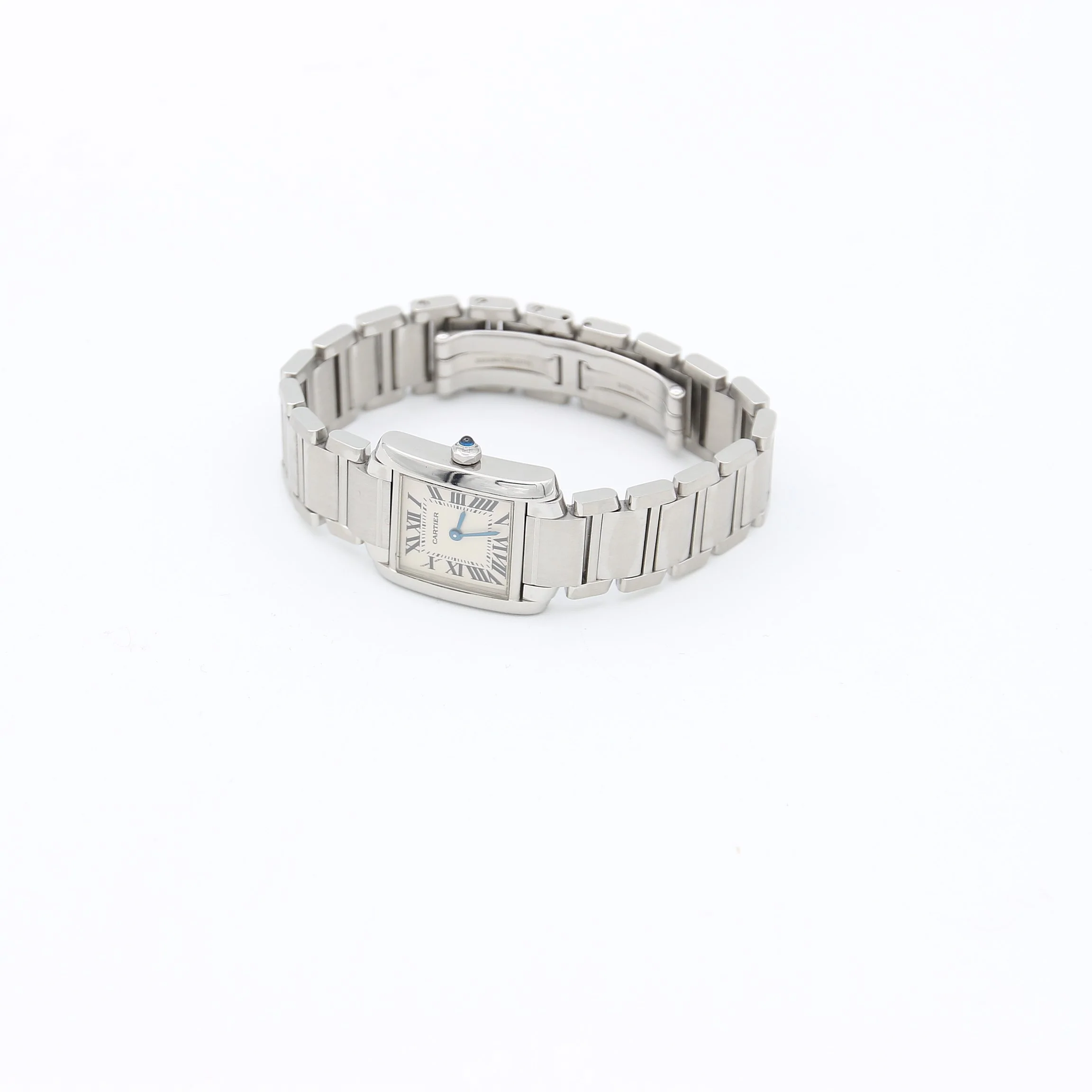 Cartier Tank Française ref 2384 20mm - Steel bracelet - Image 6
