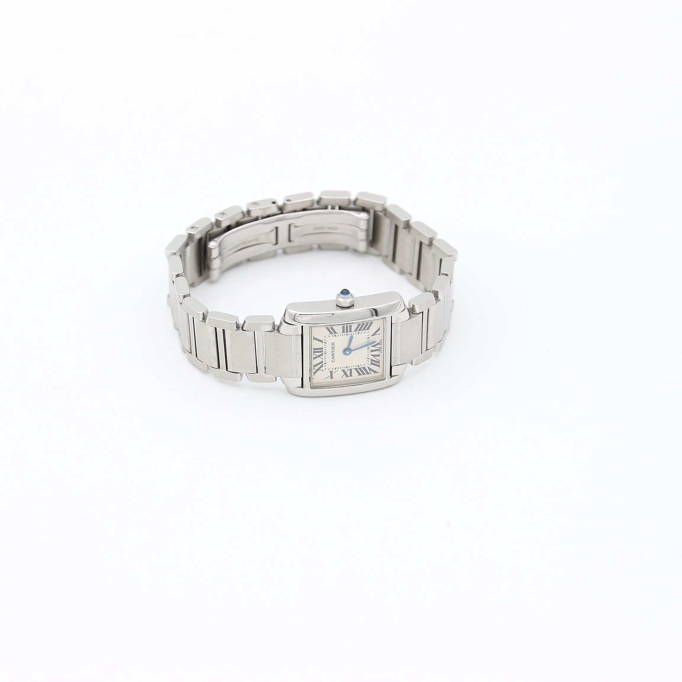Cartier Tank Française ref 2384 20mm - Steel bracelet - Image 7