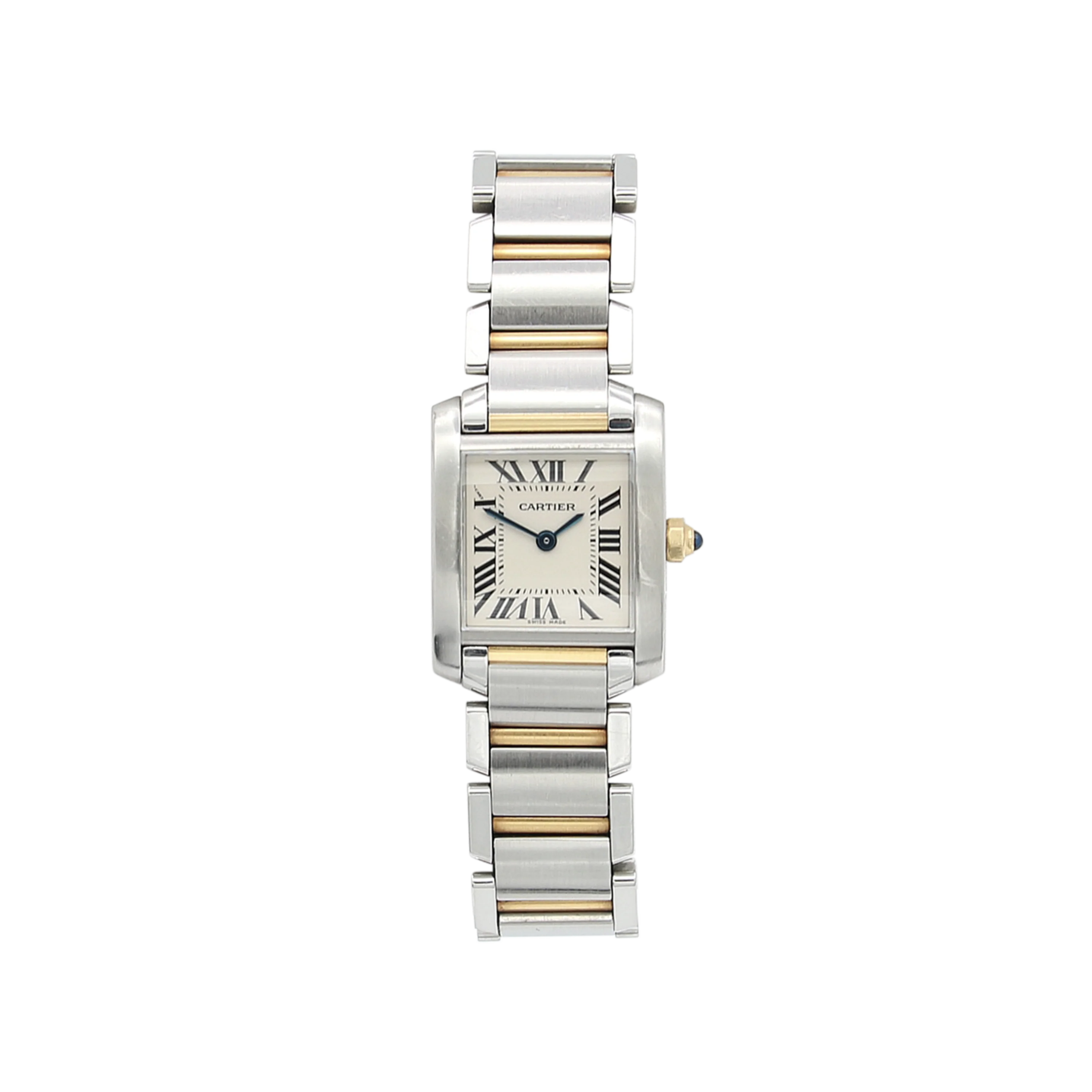 Cartier Tank Française ref 2384 in Steel/Gold