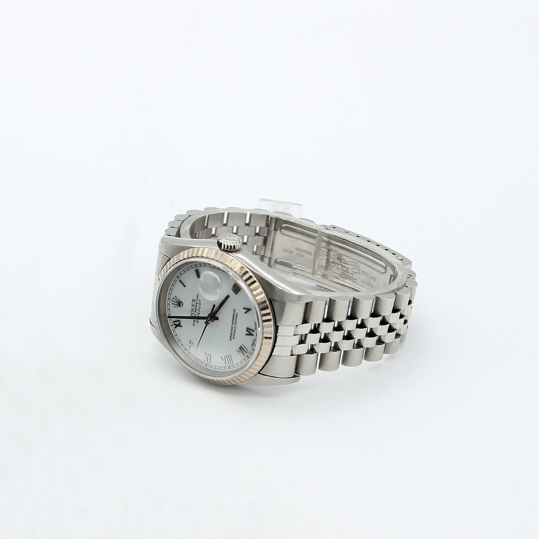 Rolex Datejust ref. 16234 White Roman Dial with Jubilee Bracelet - Image 4