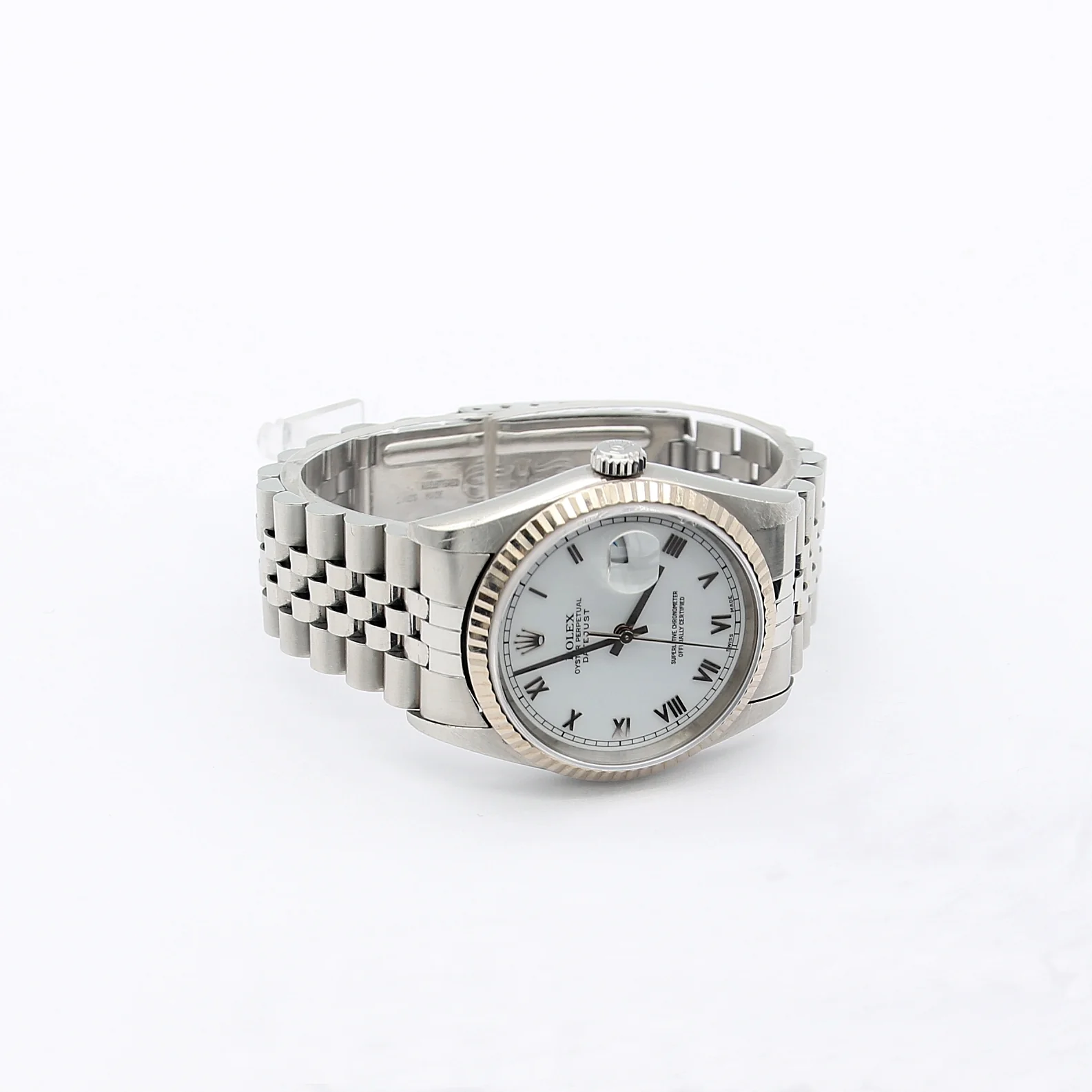Rolex Datejust ref. 16234 White Roman Dial with Jubilee Bracelet - Image 5