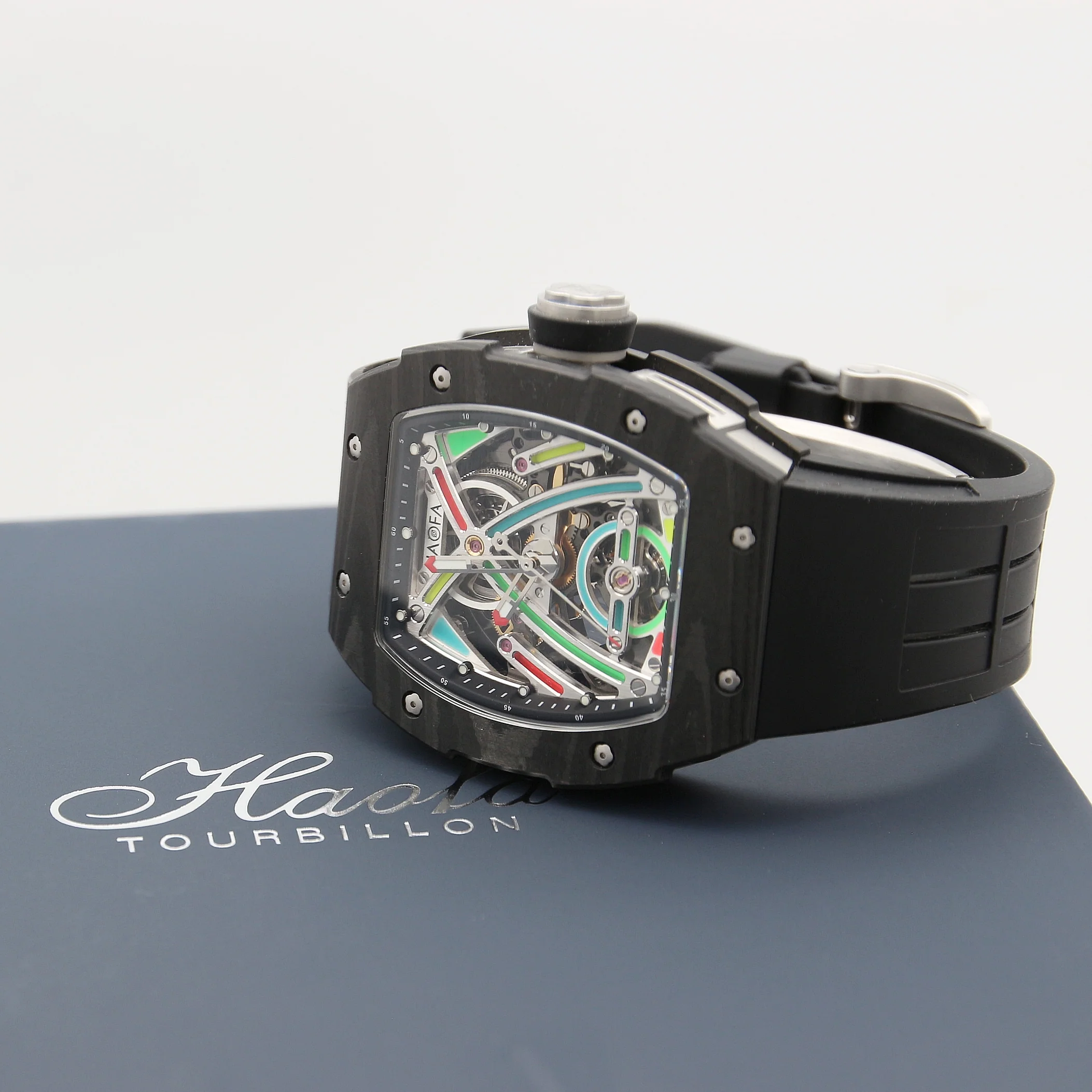 HAOFA ref. 1970 Black - Carbon TPT Automatic Watch - Image 6