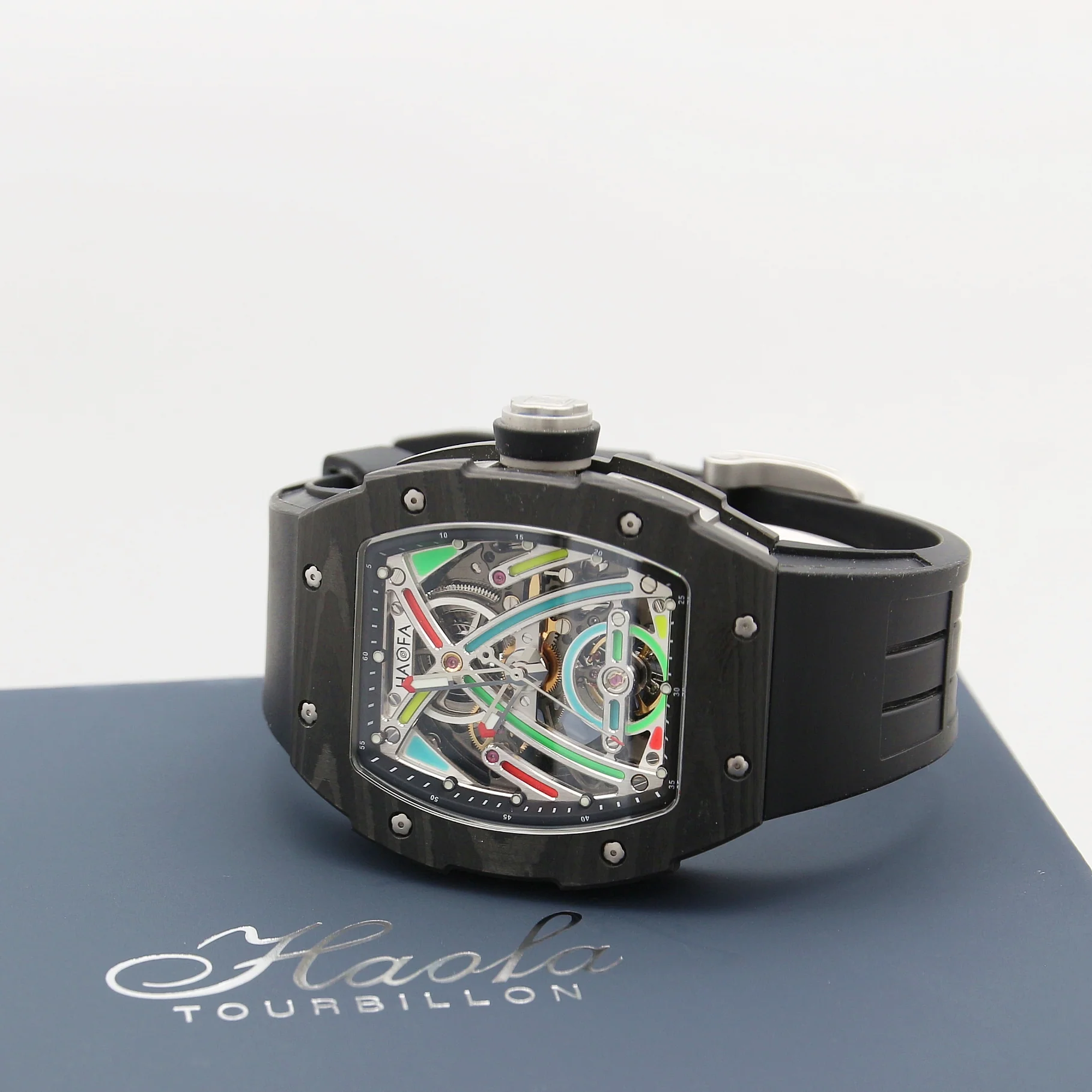 HAOFA ref. 1970 Black - Carbon TPT Automatic Watch - Image 7