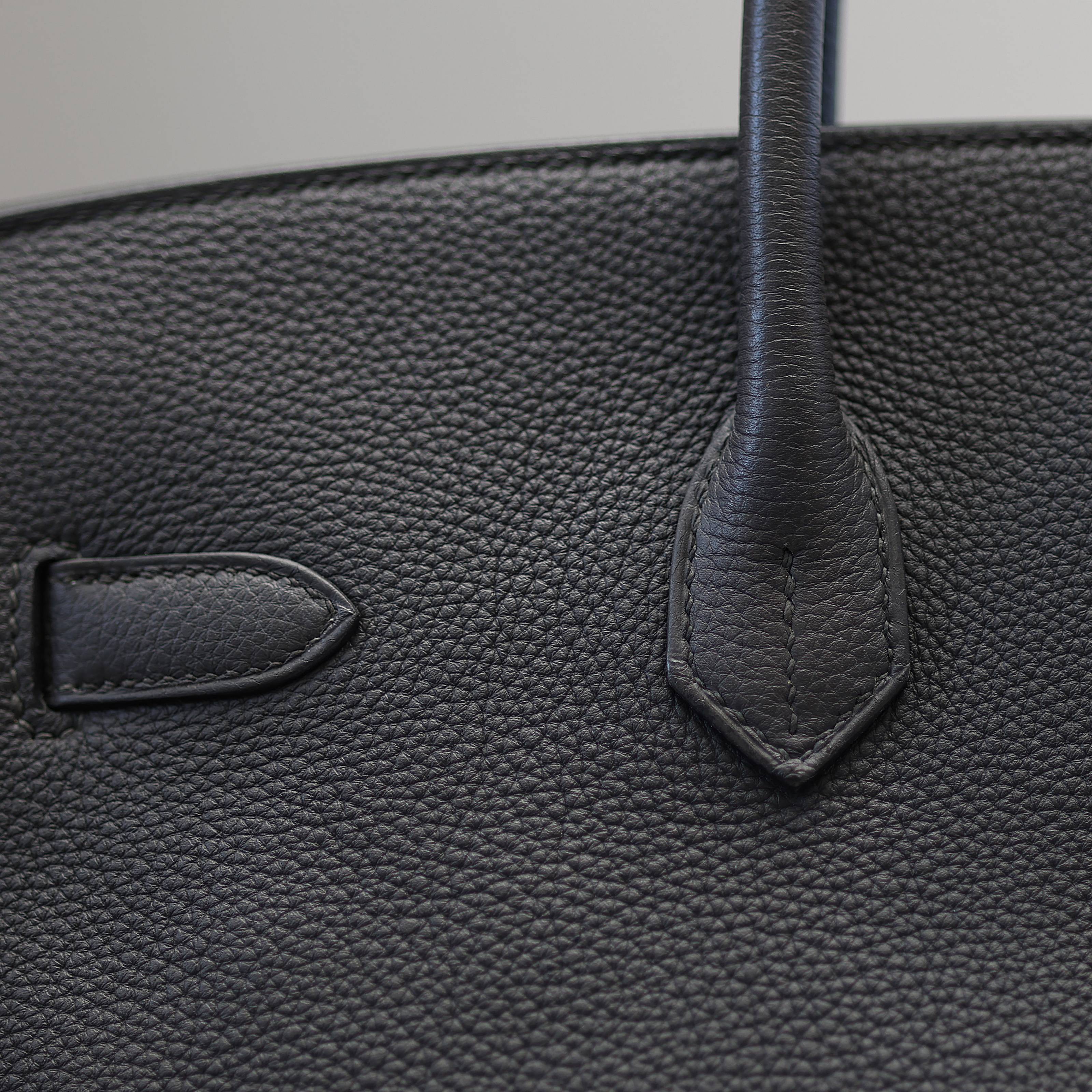 Hermès Bag Birkin 35 - Dark Grey - Image 14