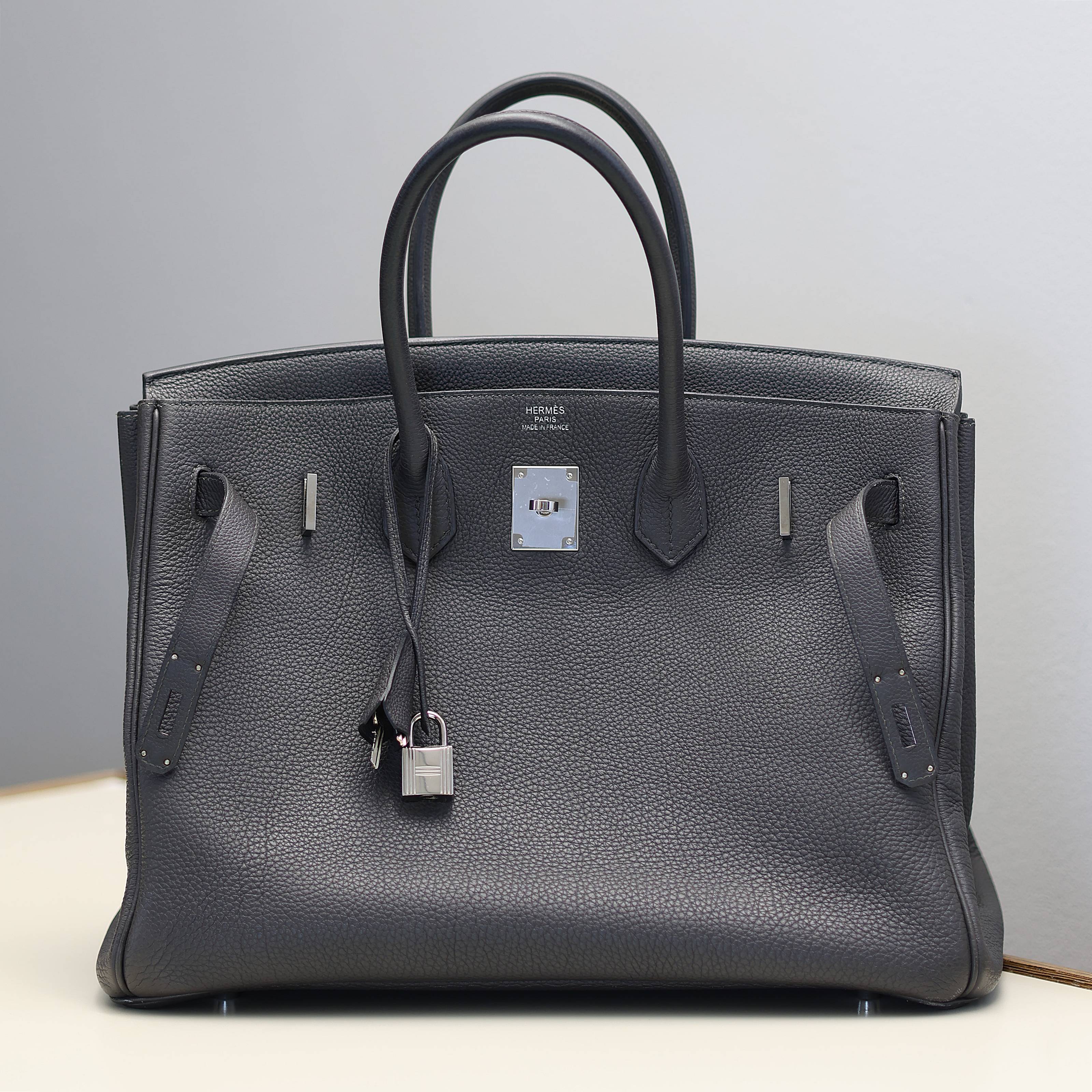 Hermès Bag Birkin 35 - Dark Grey - Image 3