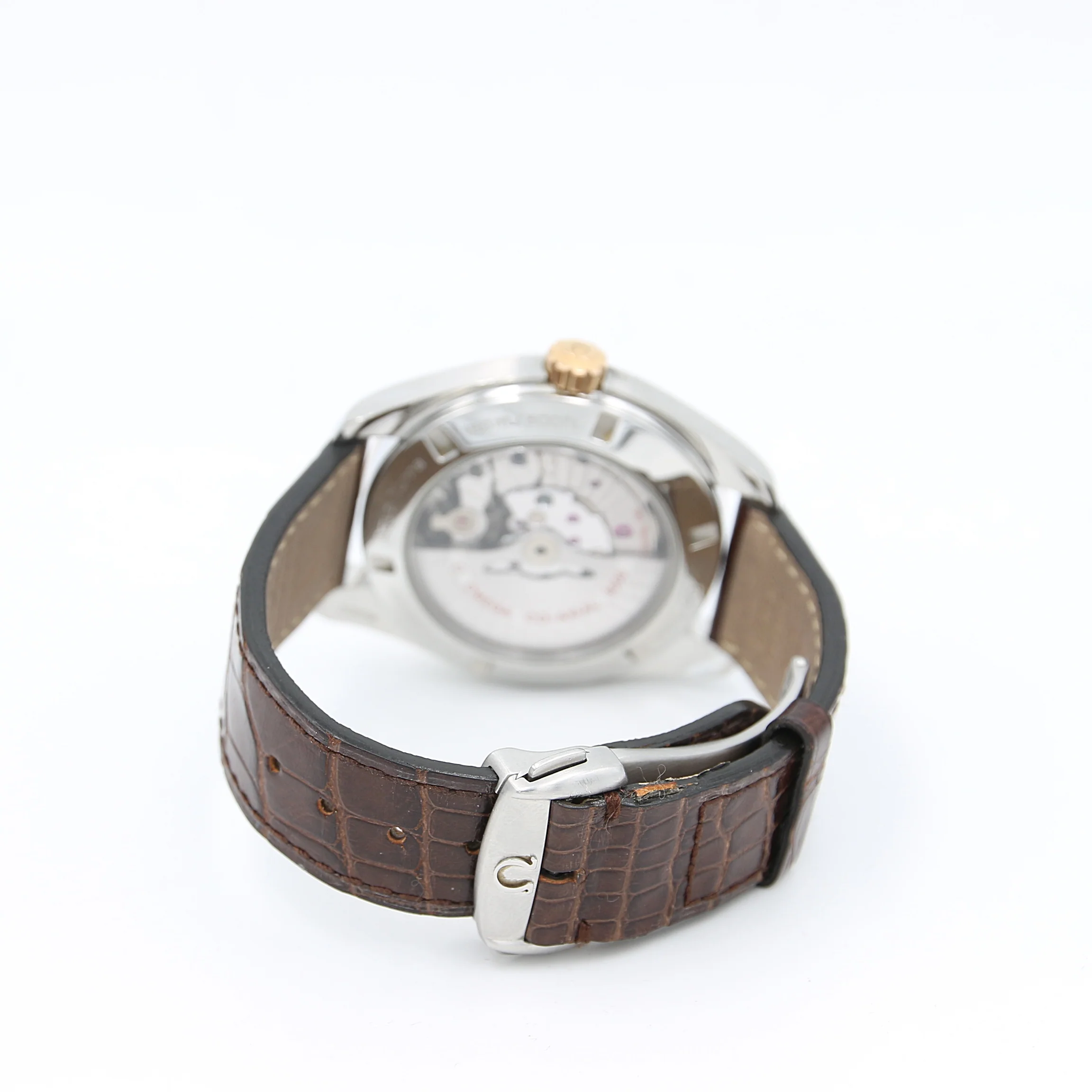 Omega Seamaster Aqua Terra ref. 231.23.42.21.06.001 Steel/Gold Leather Strap - Image 4