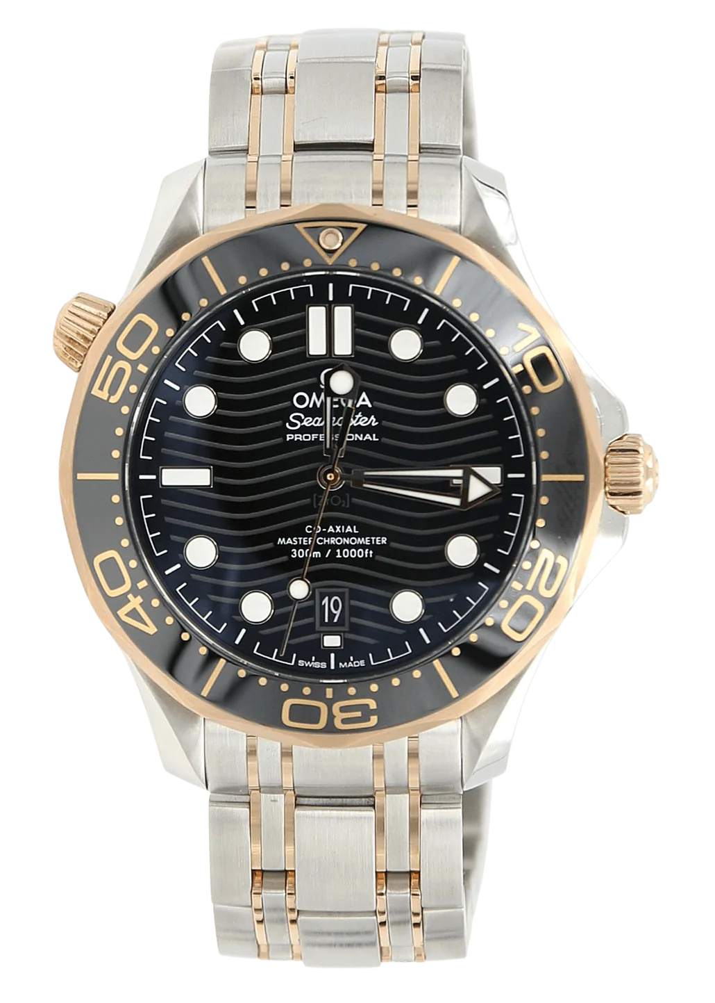 Omega Seamaster Co-axial ref. 210.20.42.20.01.001 Steel/Gold