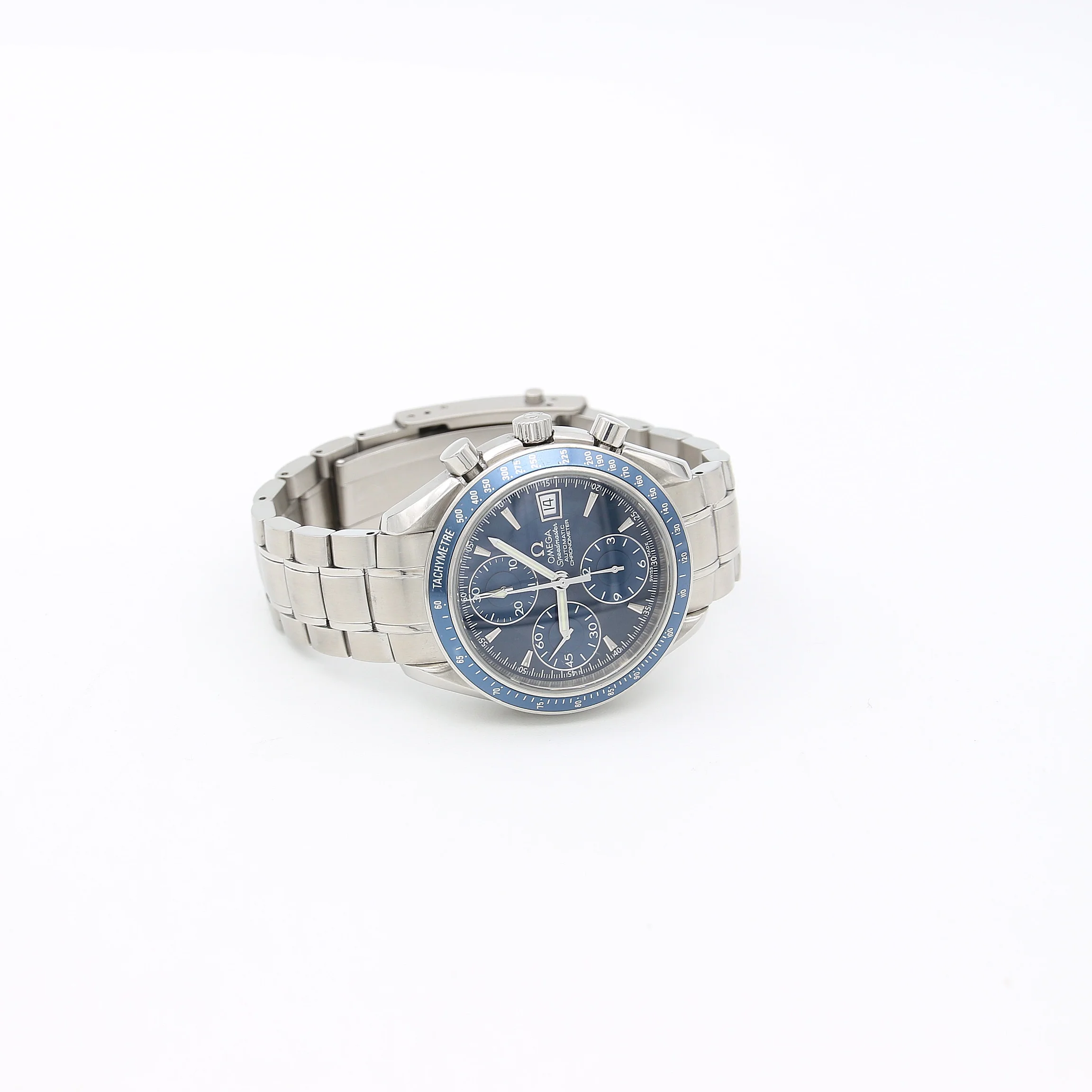 Omega Speedmaster Date ref. 3212.80 Blue Dial - Image 4