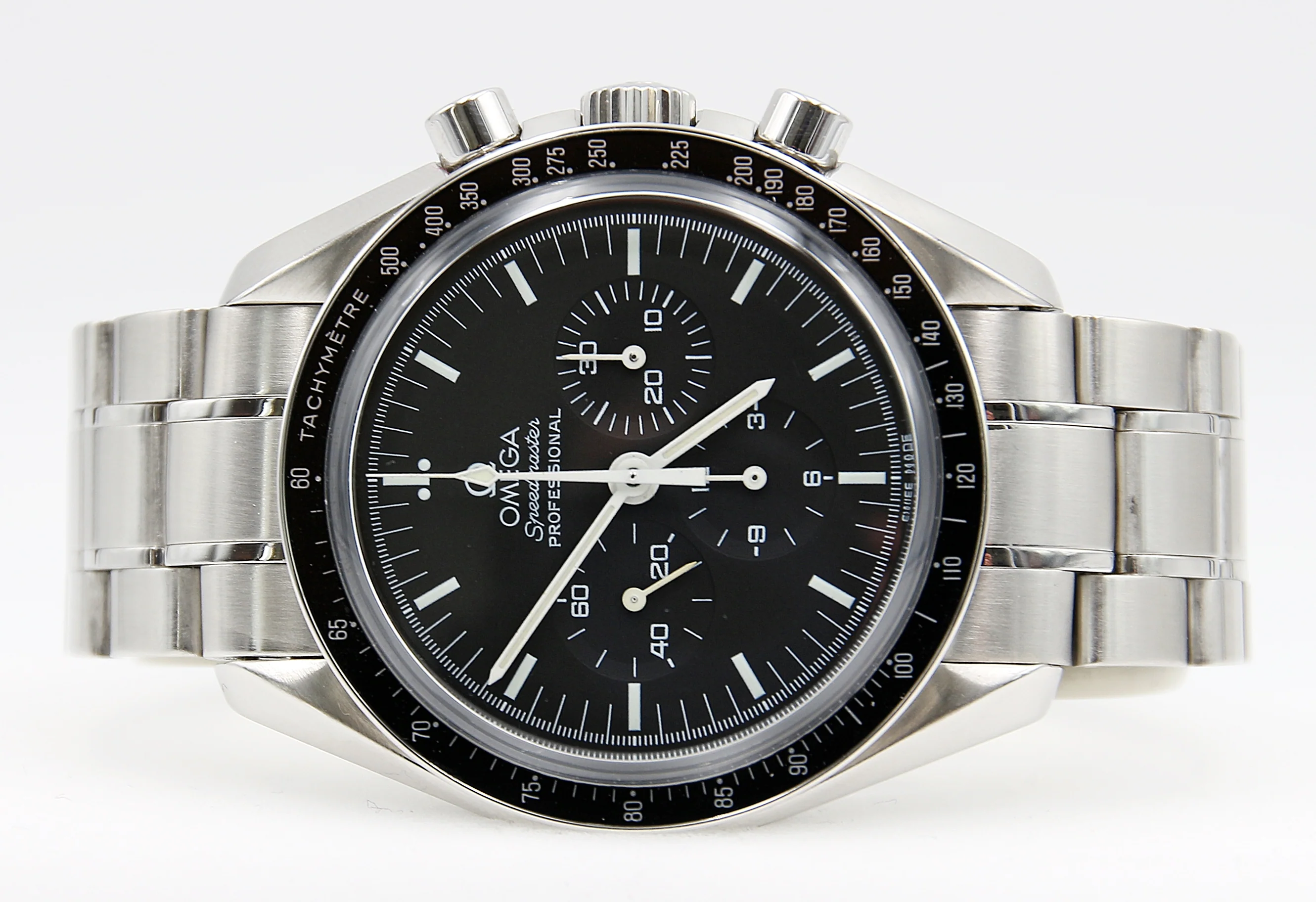 Omega Speedmaster "Moonwatch" ref. 3572.50 Double Sapphire Steel bracelet - Image 2