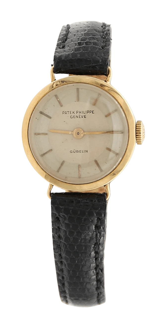 Patek Philippe	Calatrava Lady ref. 3245 18K Gold Case Rare Dial Signed Gübelin