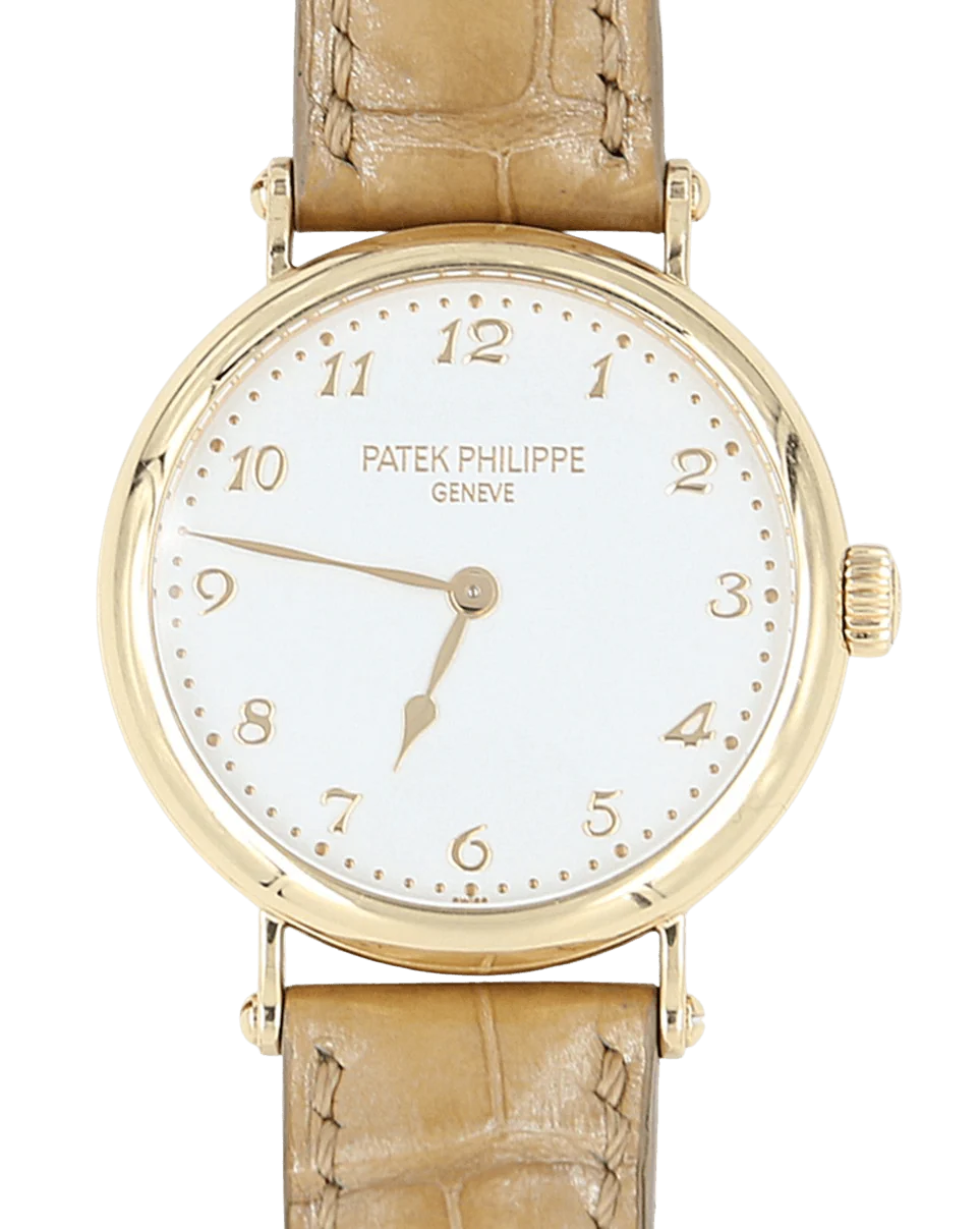 Patek Philippe Calatrava ref. 7200R-001 18K Rose Gold Leather Strap