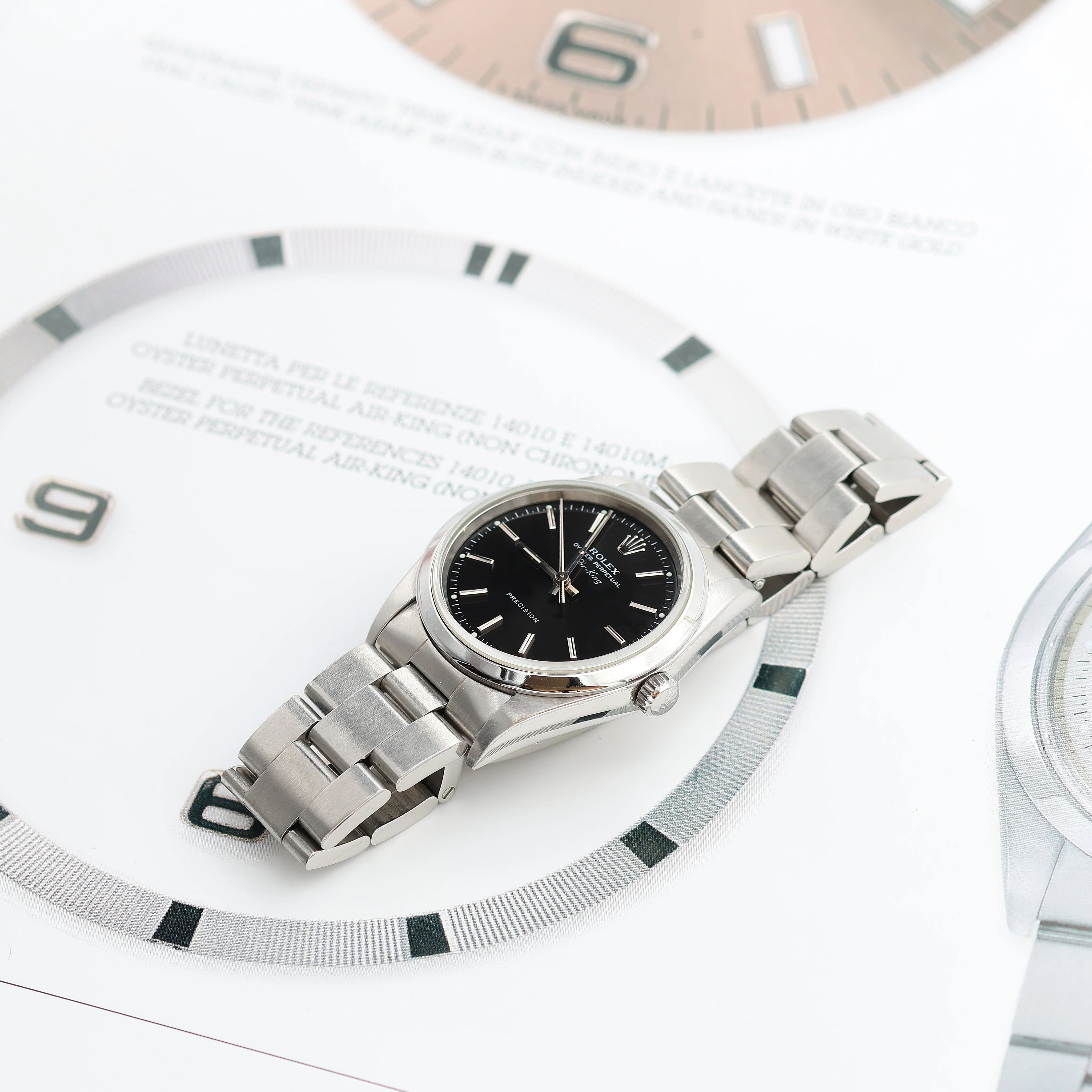 ON SALE: Rolex Air-King ref. 14000 Black Dial - Full Set - Image 6