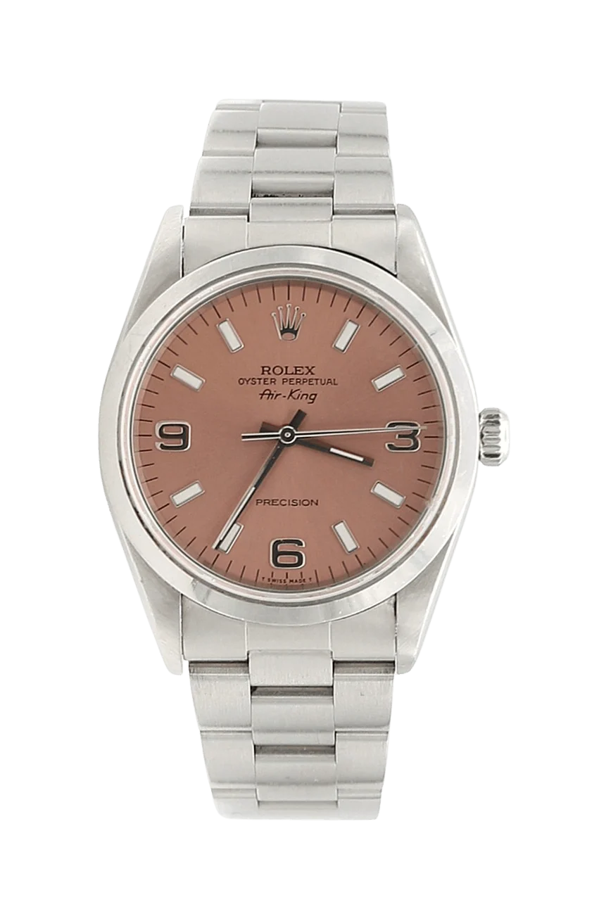 Rolex Air-King ref. 14000 Salmon Dial 3-6-9