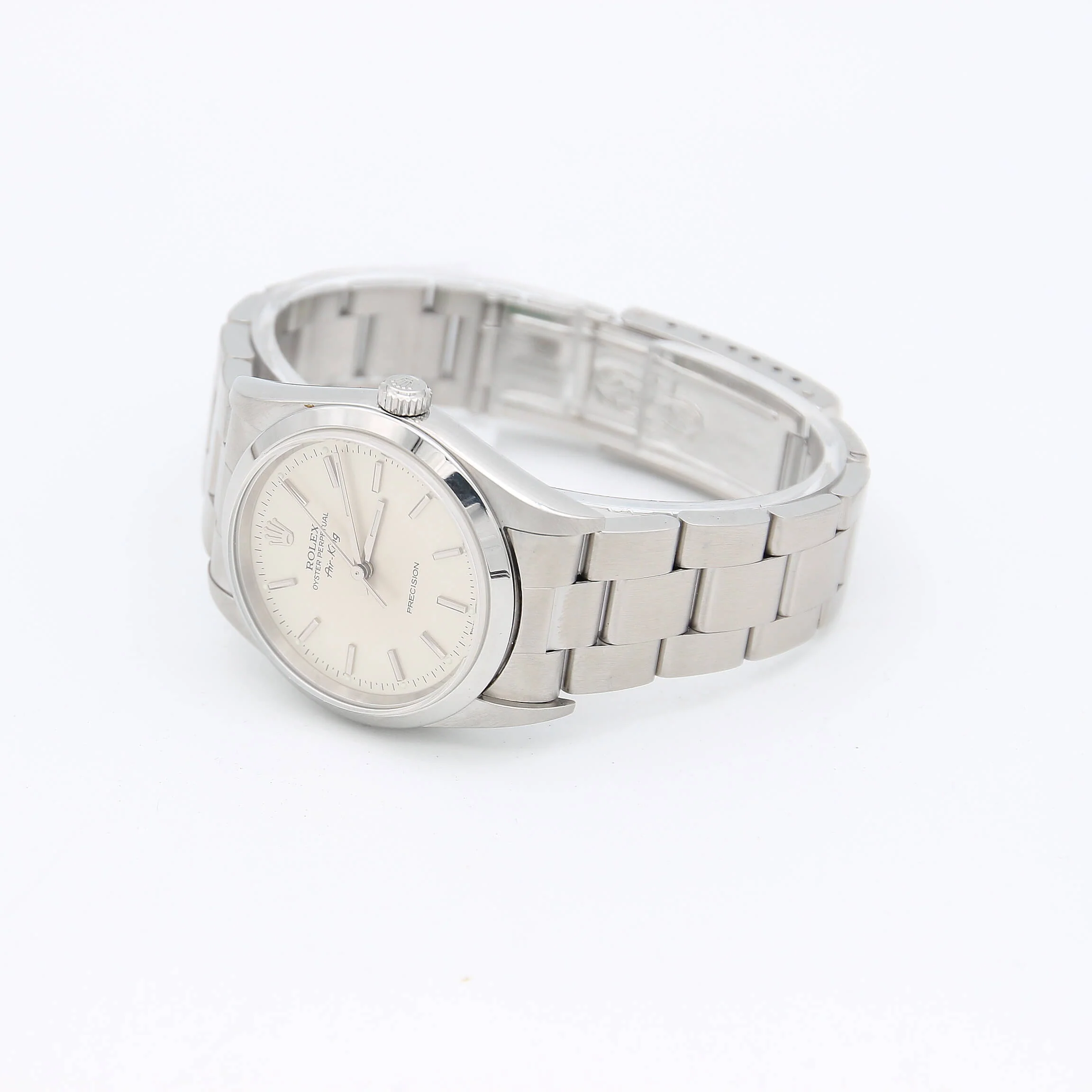 Rolex Air-King ref. 14000 Silver Dial - Full Set - Image 4