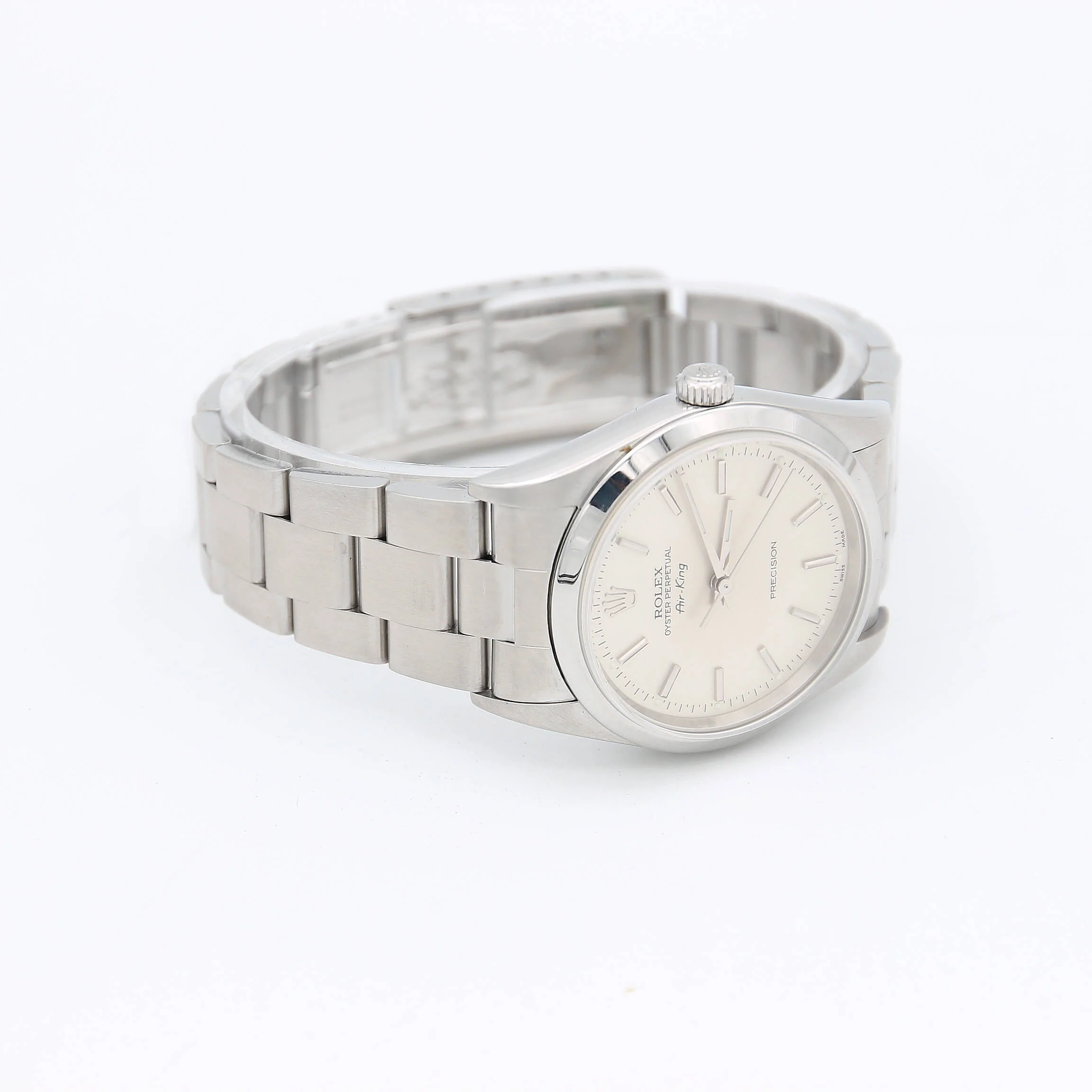 Rolex Air-King ref. 14000 Silver Dial - Full Set - Image 5