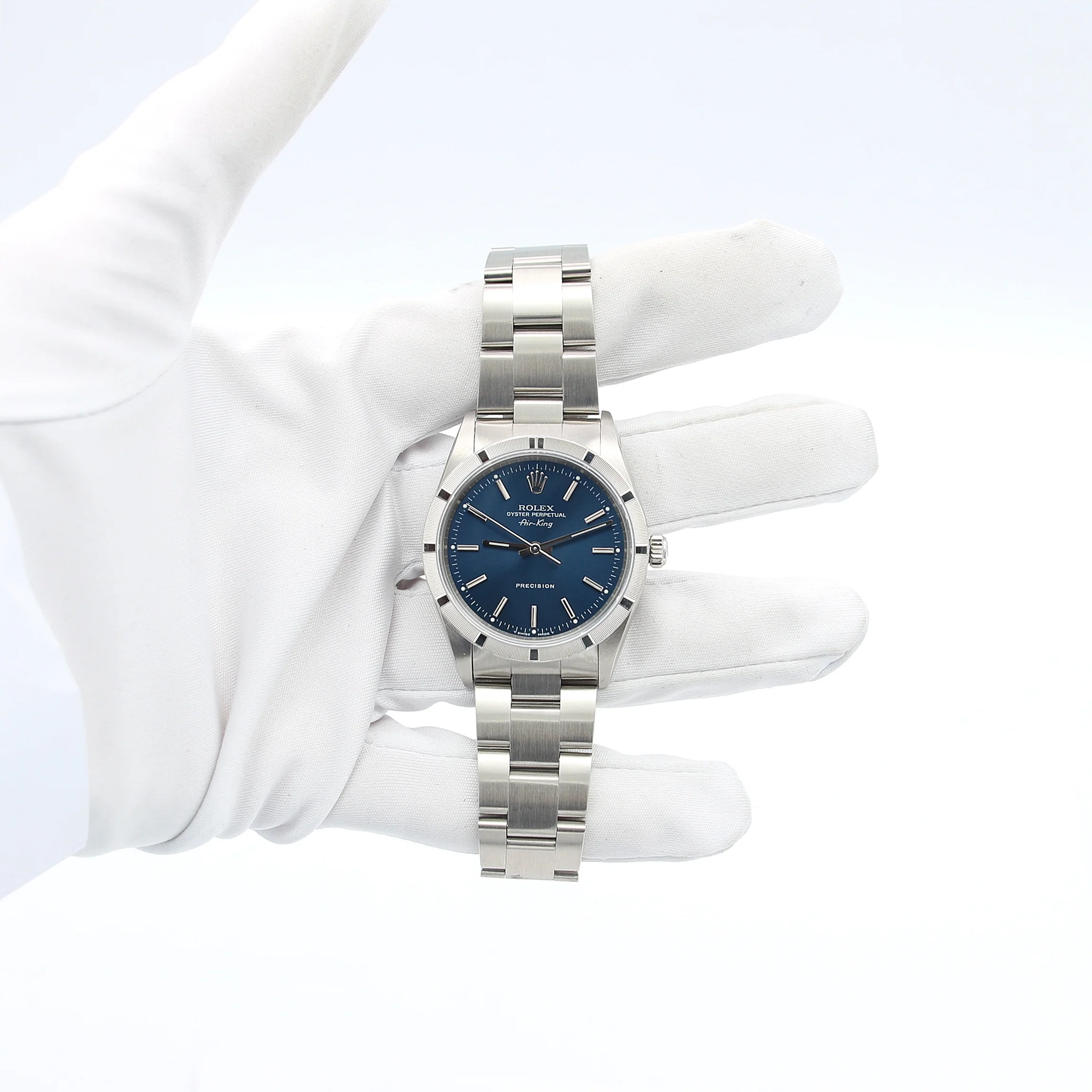 ON SALE: Rolex Air-King ref. 14010 Blue dial - Full Set - Image 6