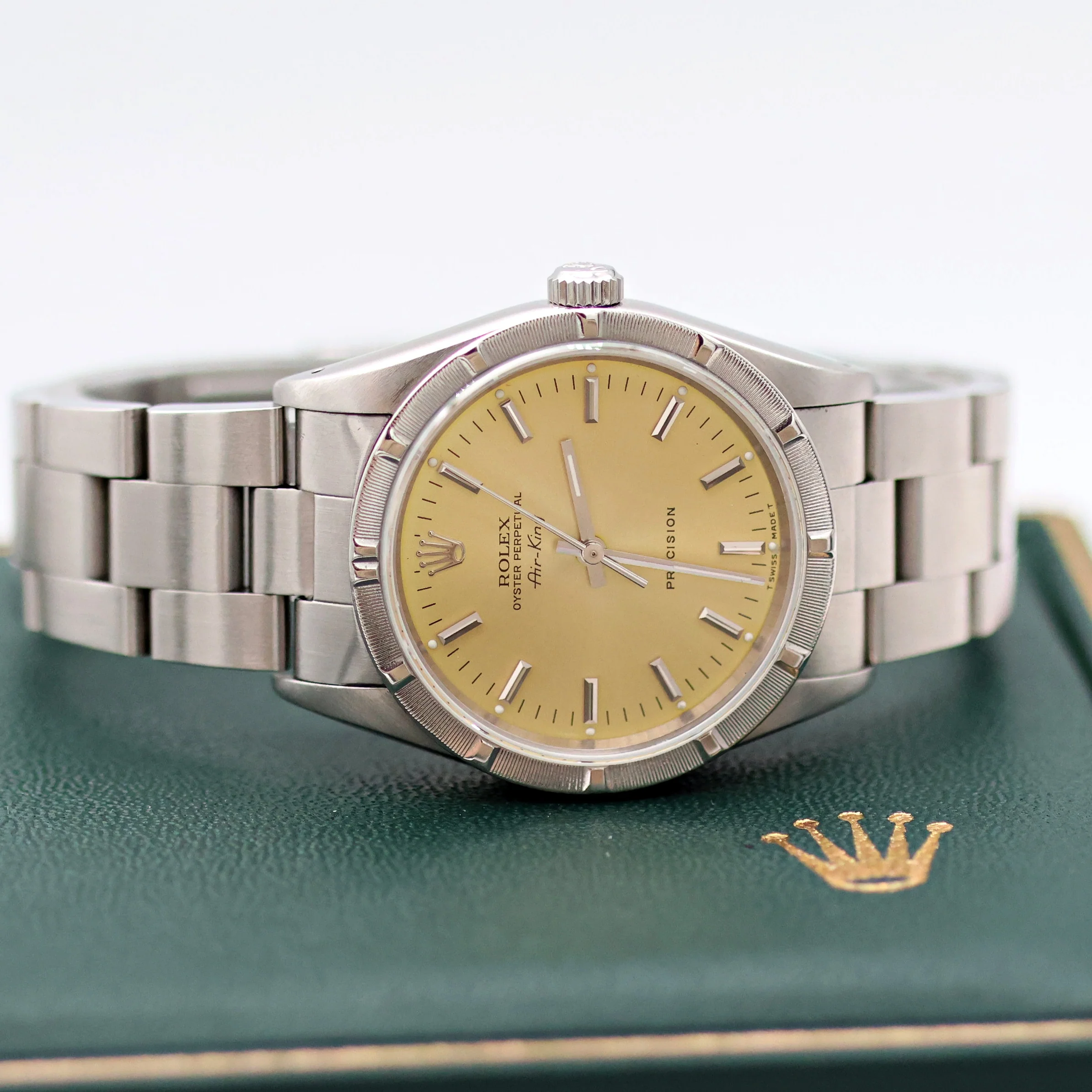 Rolex Air-King ref. 14010 - Yellow dial - Oyster Bracelet - Image 12