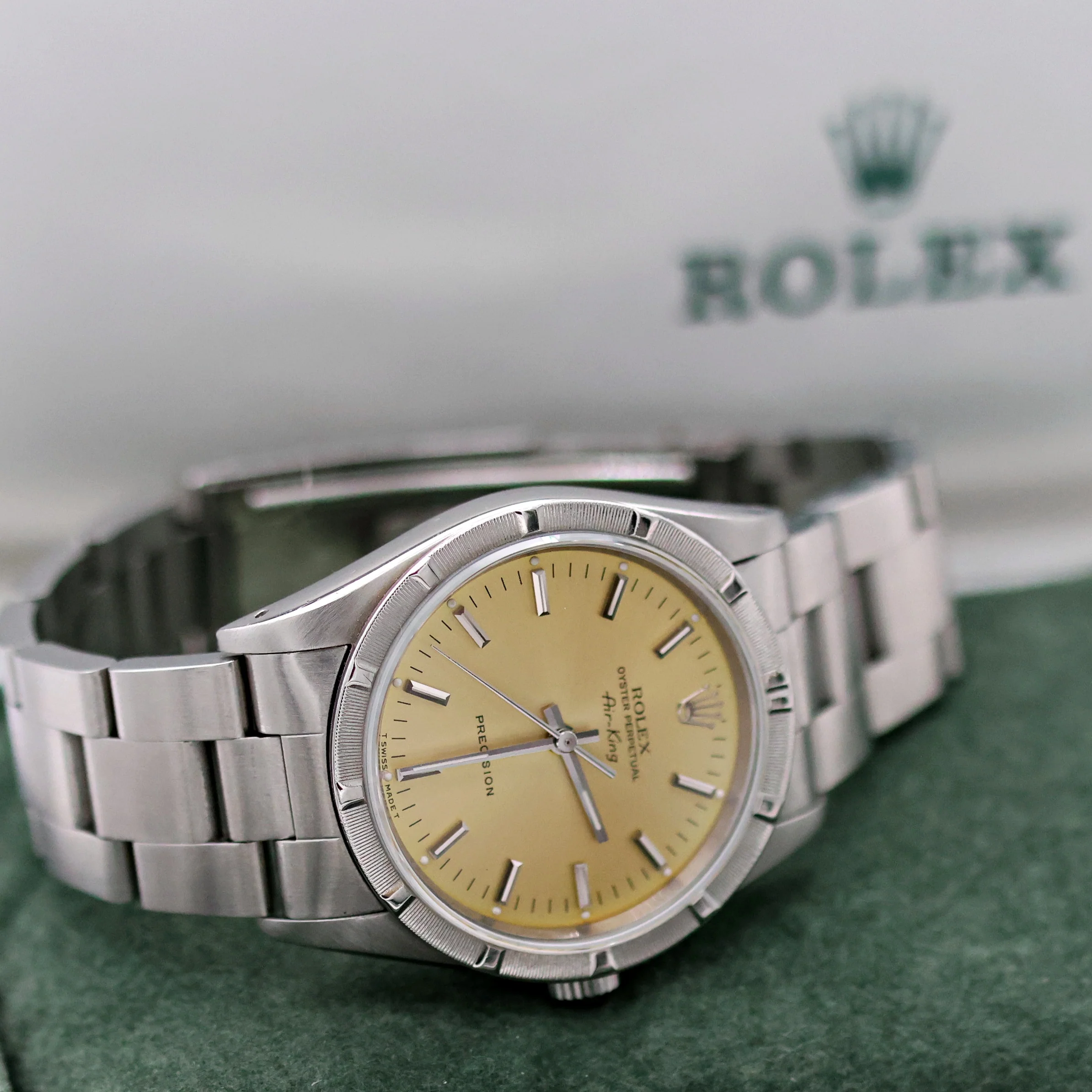 Rolex Air-King ref. 14010 - Yellow dial - Oyster Bracelet - Image 13