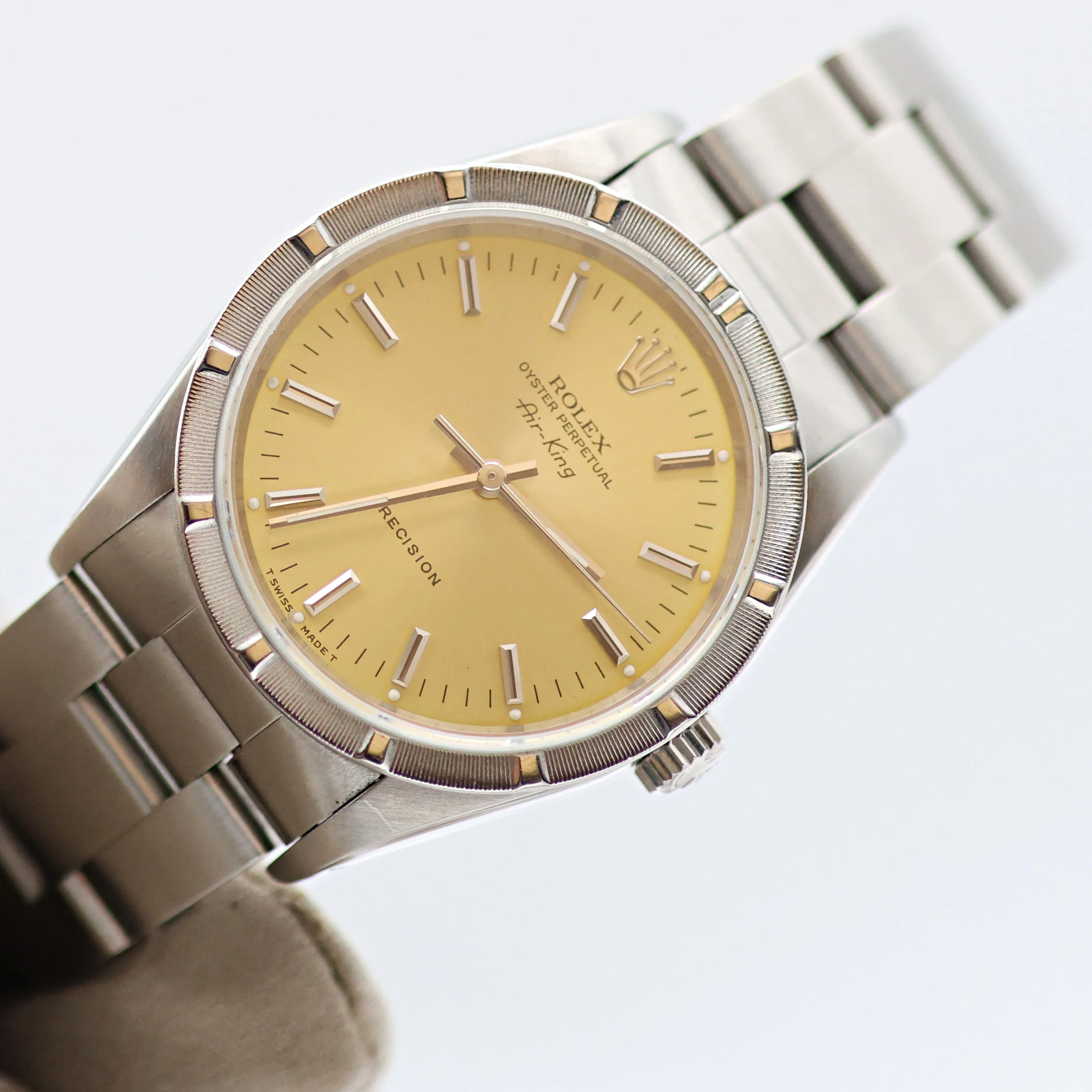 Rolex Air-King ref. 14010 - Yellow dial - Oyster Bracelet - Image 7
