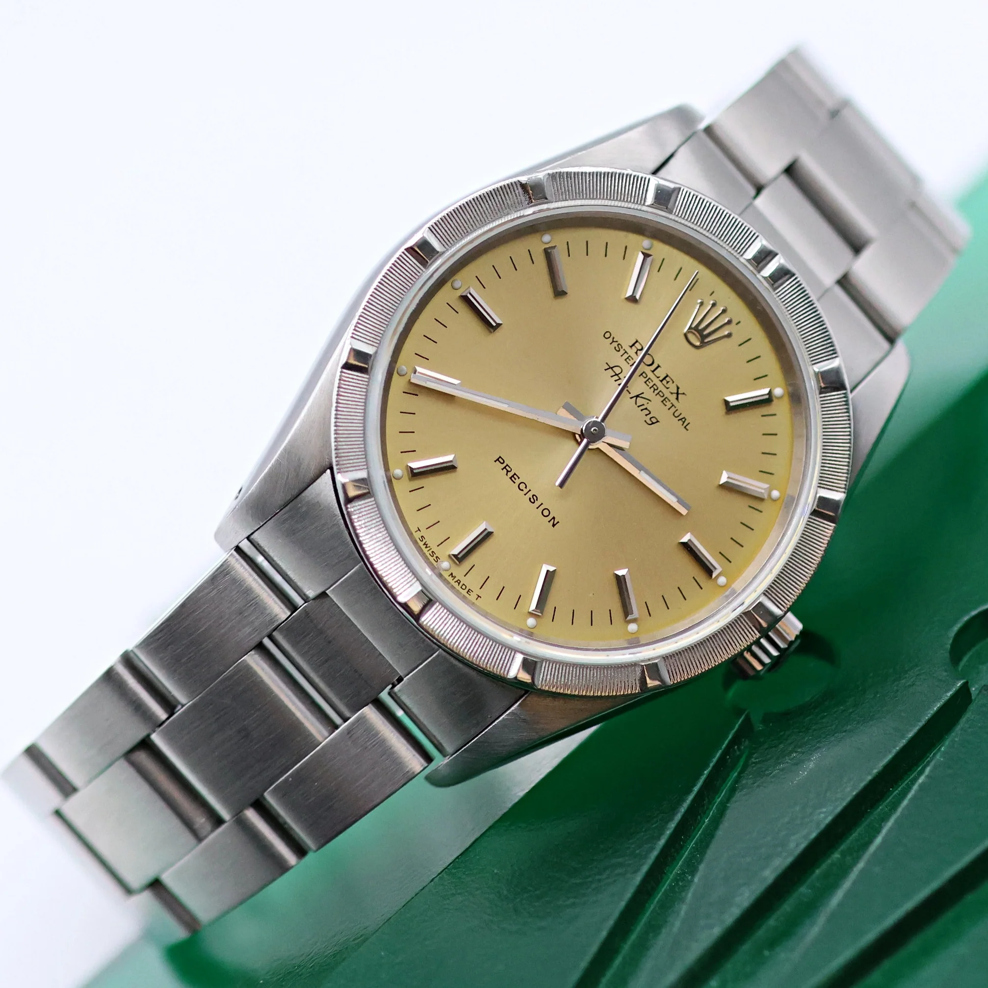 Rolex Air-King ref. 14010 - Yellow dial - Oyster Bracelet - Image 8