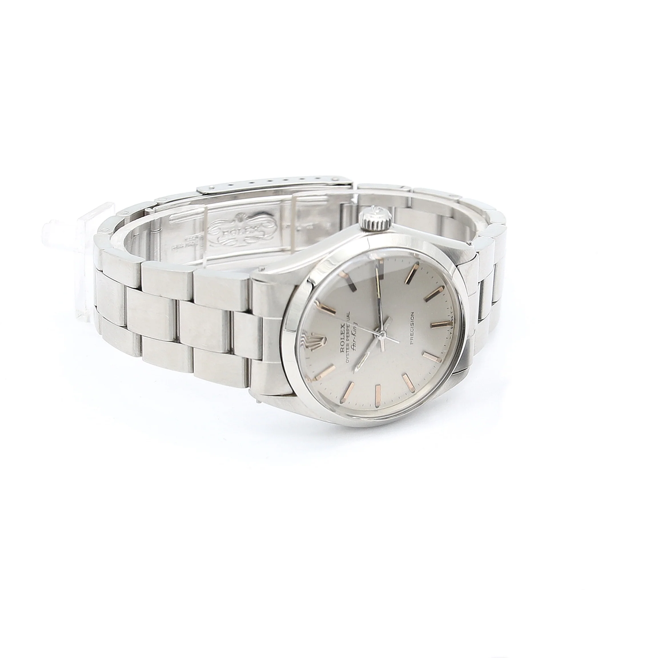 Rolex Air-King ref. 5500 Silver dial - Oyster bracelet - Image 4