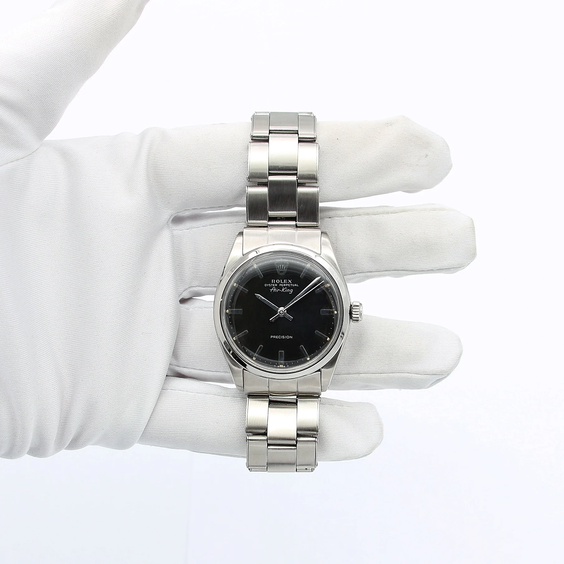 Rolex Air-King 5500 Black Dial - Oyster bracelet - Image 2