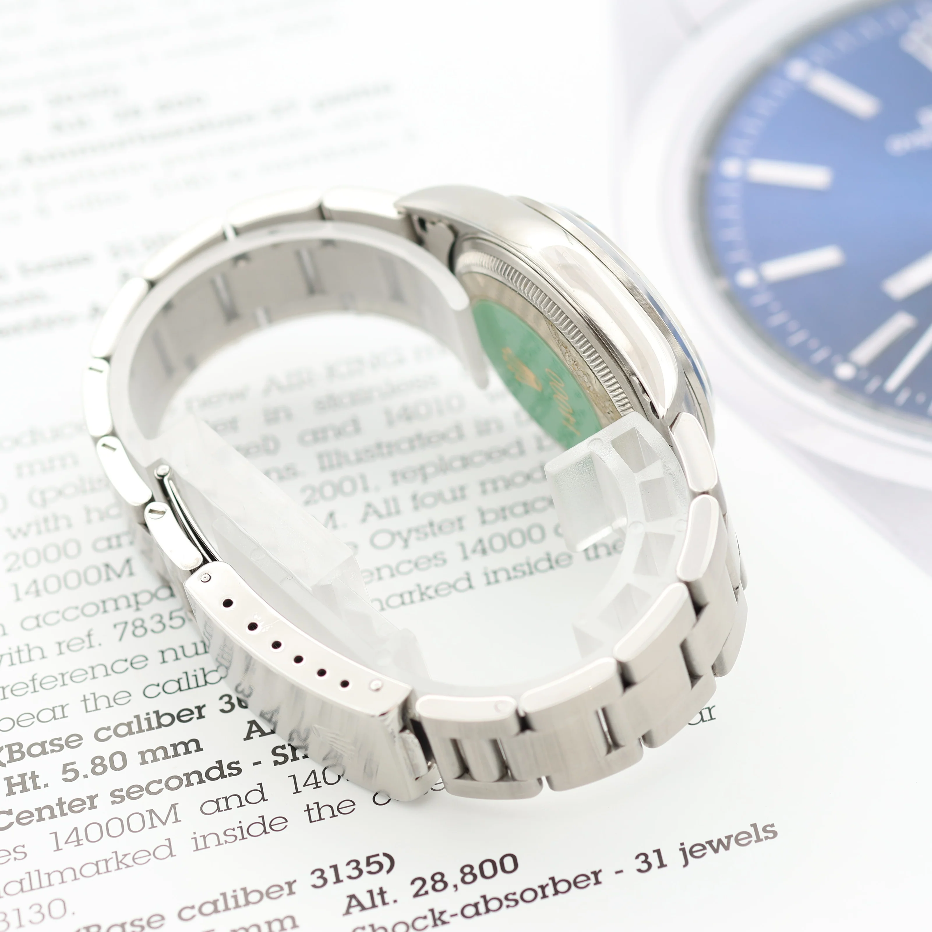Rolex Airking ref. 14000 - Salmon Dial 3-6-9 - Full Set - Image 10