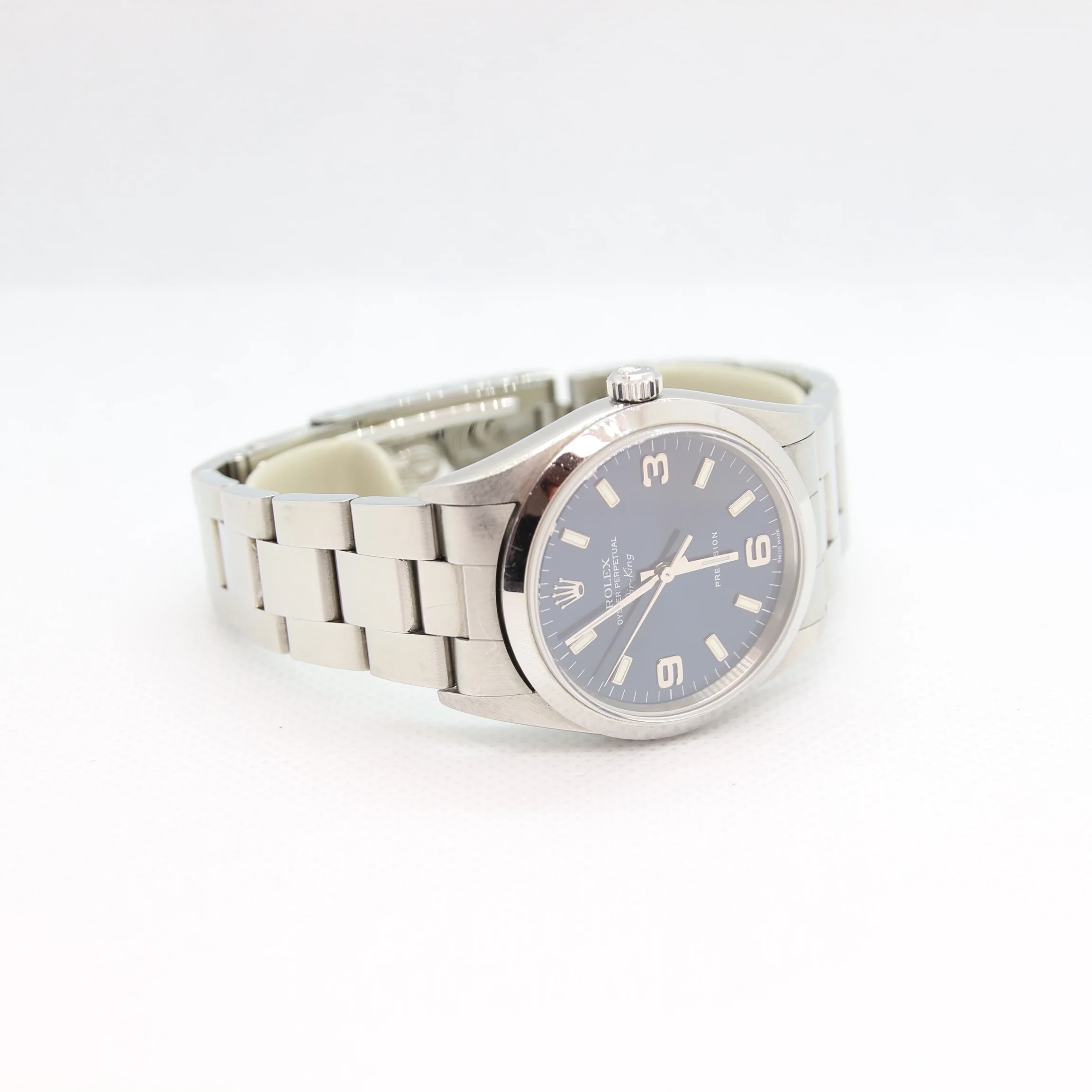 Rolex Air-King ref. 14000M Arabic Blue Dial Oyster Bracelet - Image 3