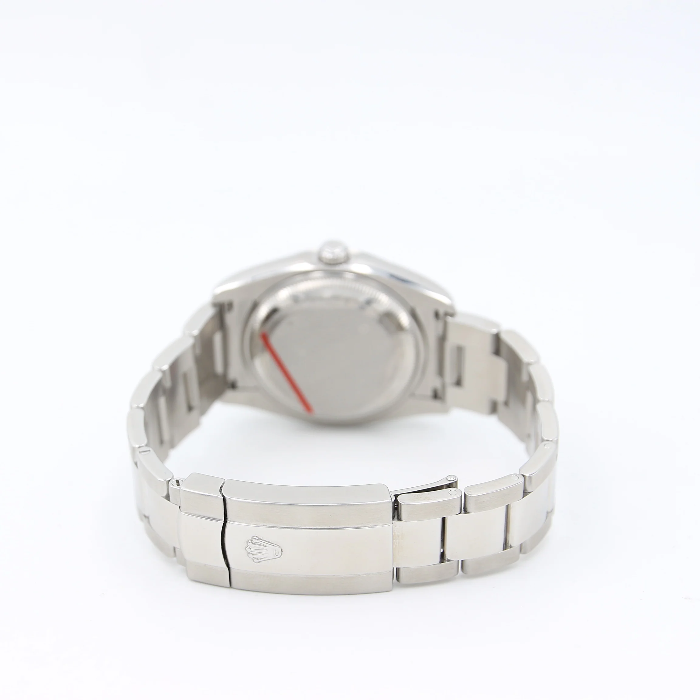 Rolex Date ref. 115210 Steel Bezel Silver Dial Oyster Bracelet - Image 4