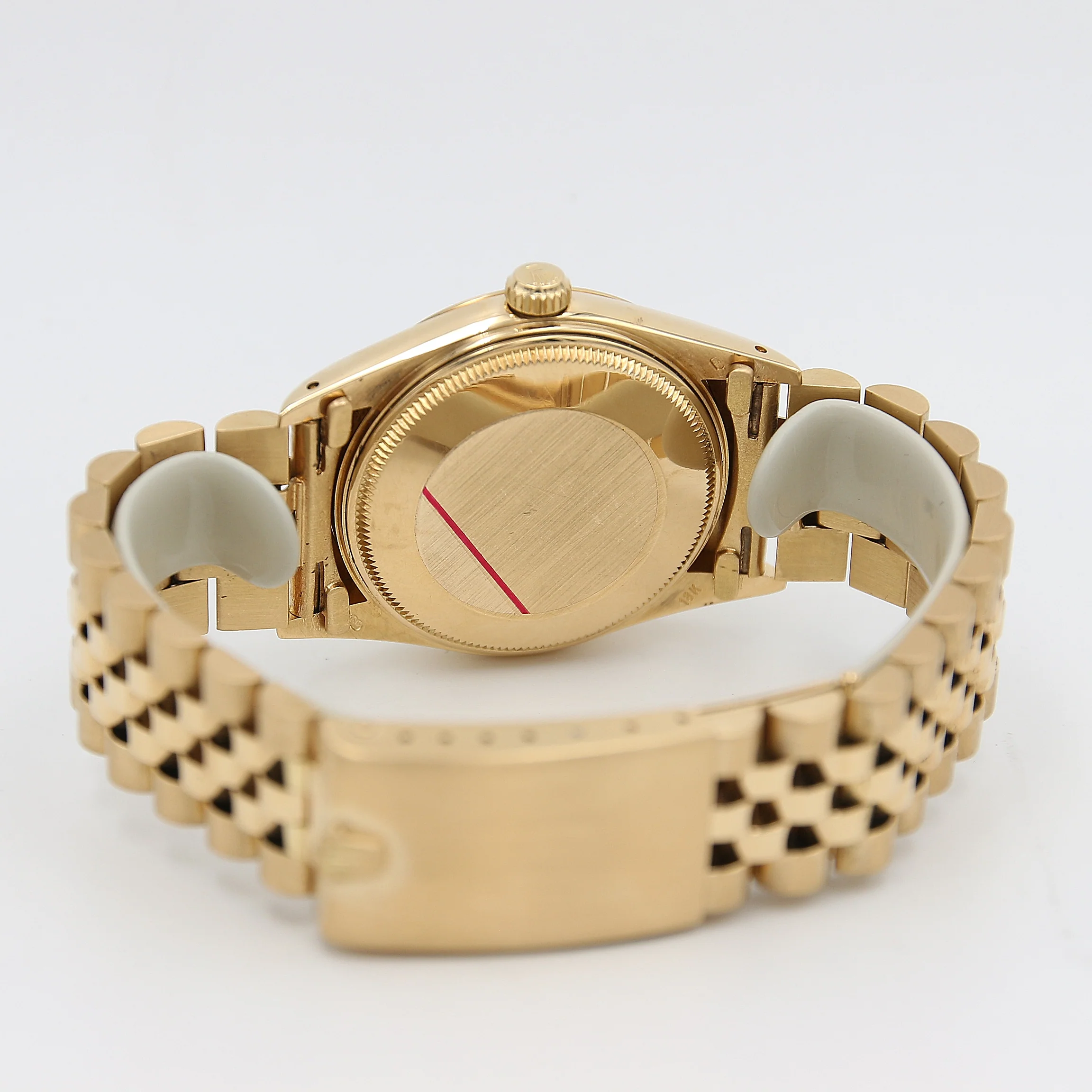 Rolex Date ref. 1503/8 18K Gold Black dial Jubilee bracelet - Image 8