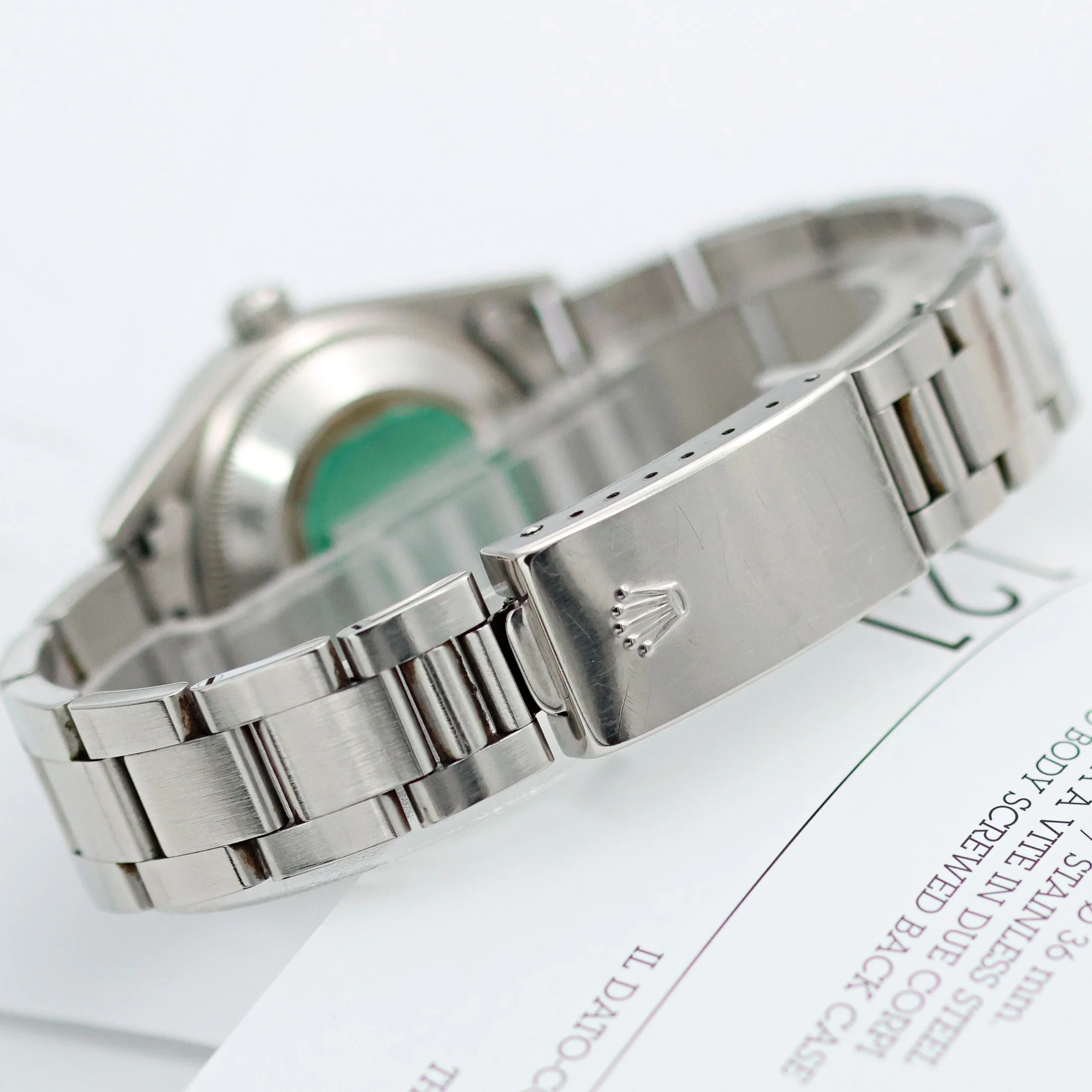 Rolex Date ref. 15200 Black Dial Oyster Bracelet - Full Set - Image 19