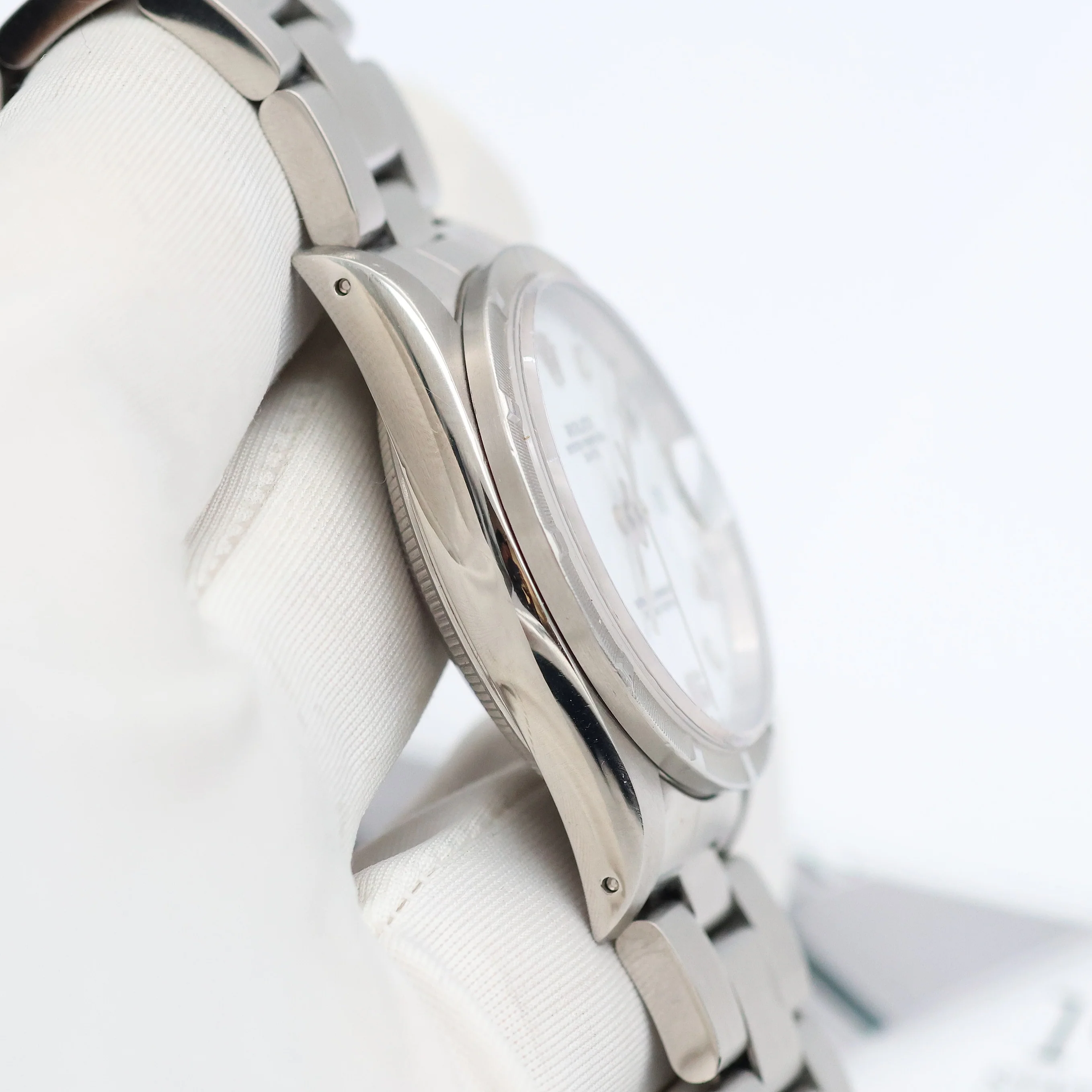 Rolex Date ref. 15210 White Arabic Dial Oyster Bracelet - Full Set - Image 11