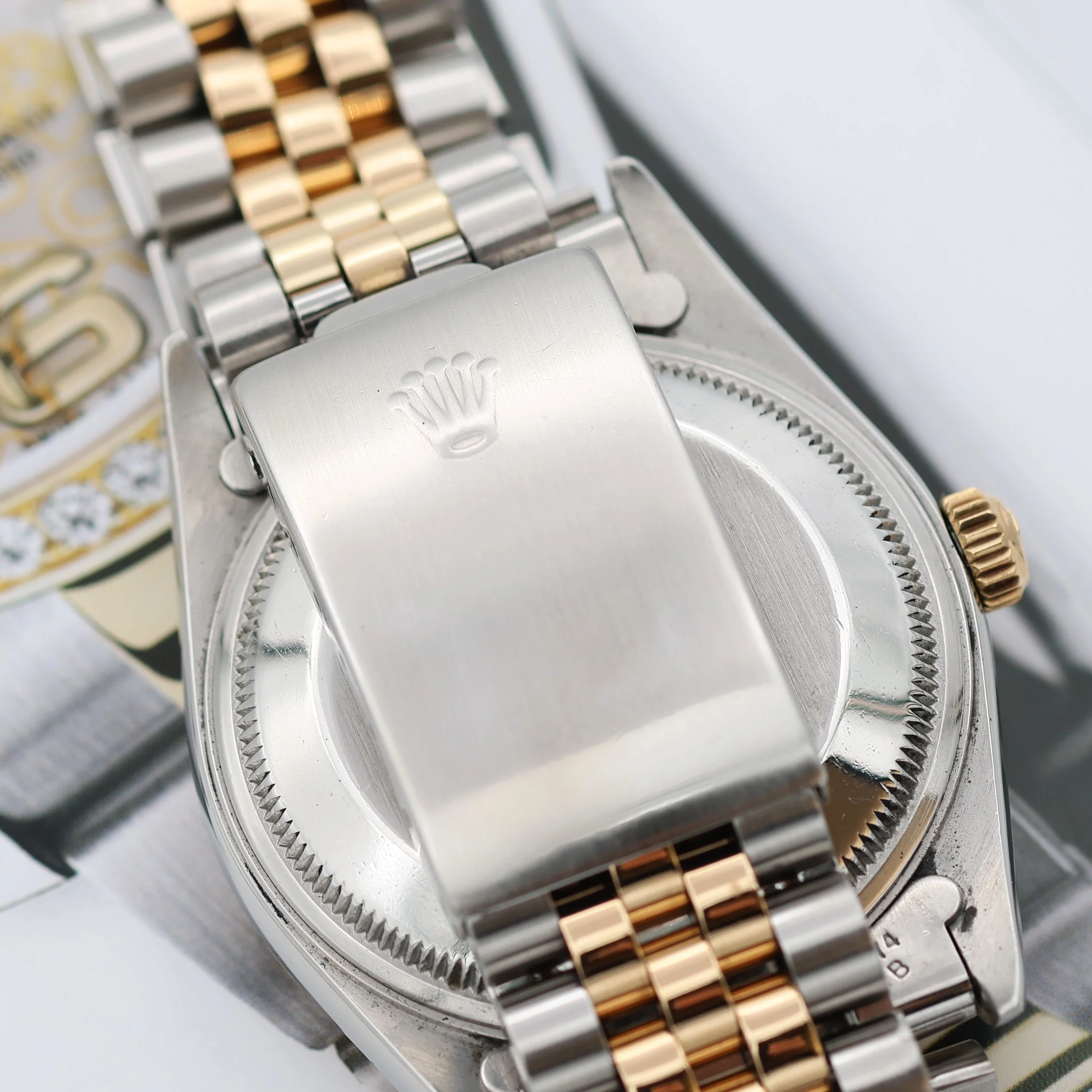 Rolex Oyster Perpetual Date ref. 15223 White Arabic Dial - Jubilee Bracelet - Image 20