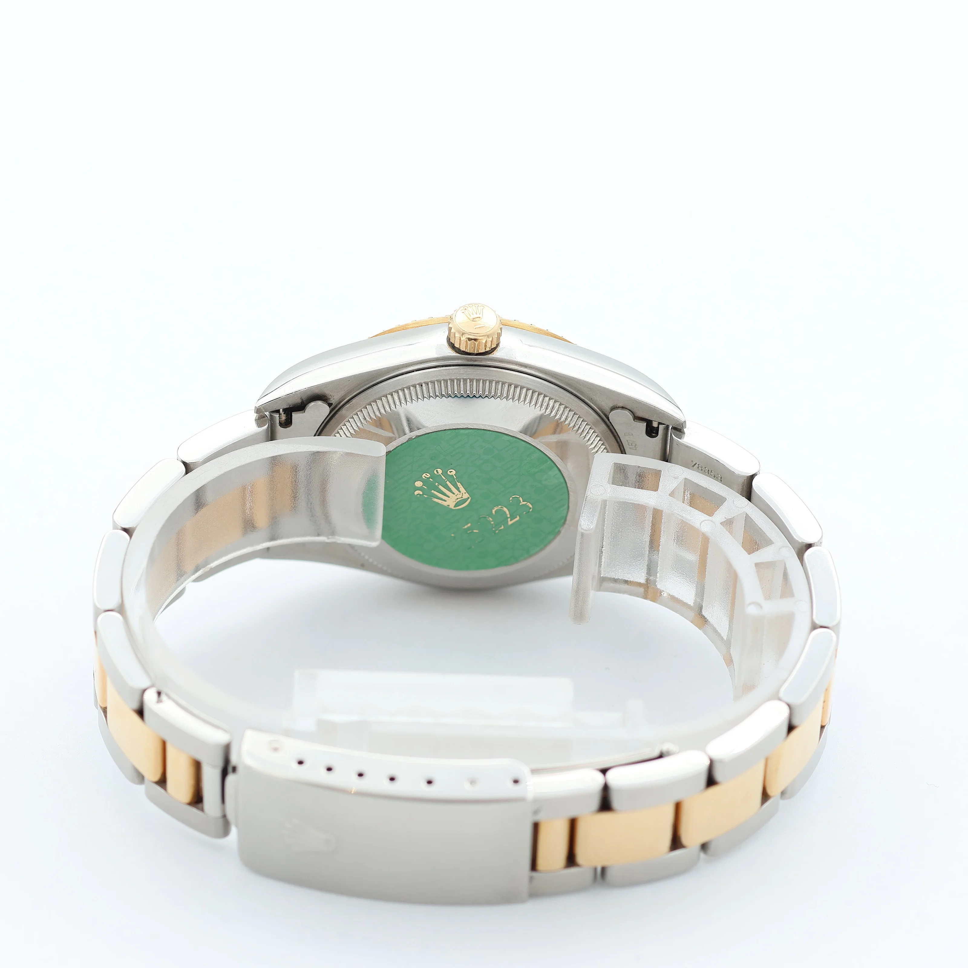 Rolex Date ref. 15233 White Roman Dial Oyster Bracelet - Full Set - Image 14